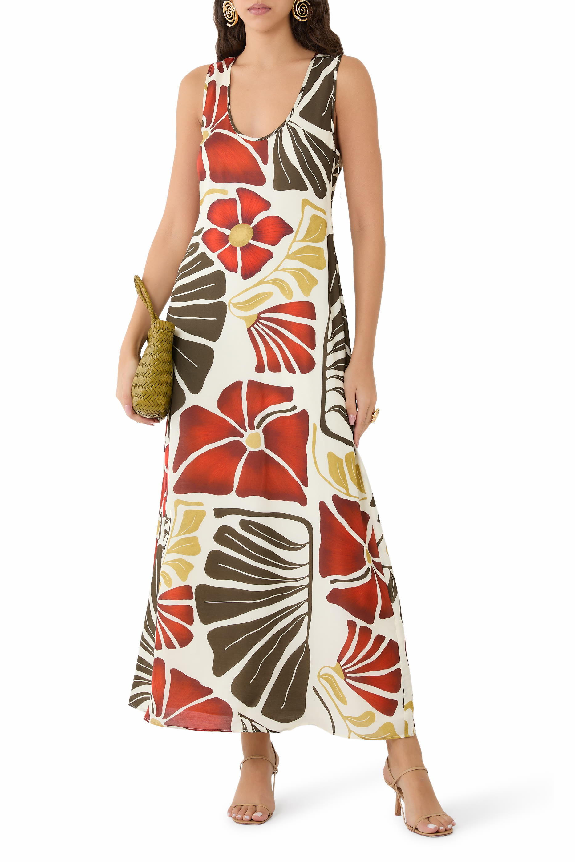  Julietta Scoop Neck Maxi Dress