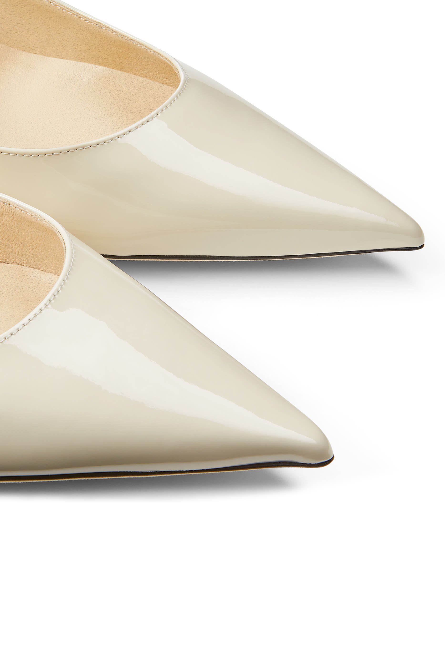 حذاء بينغ 65 مفتوح من الخلف جلد لامع