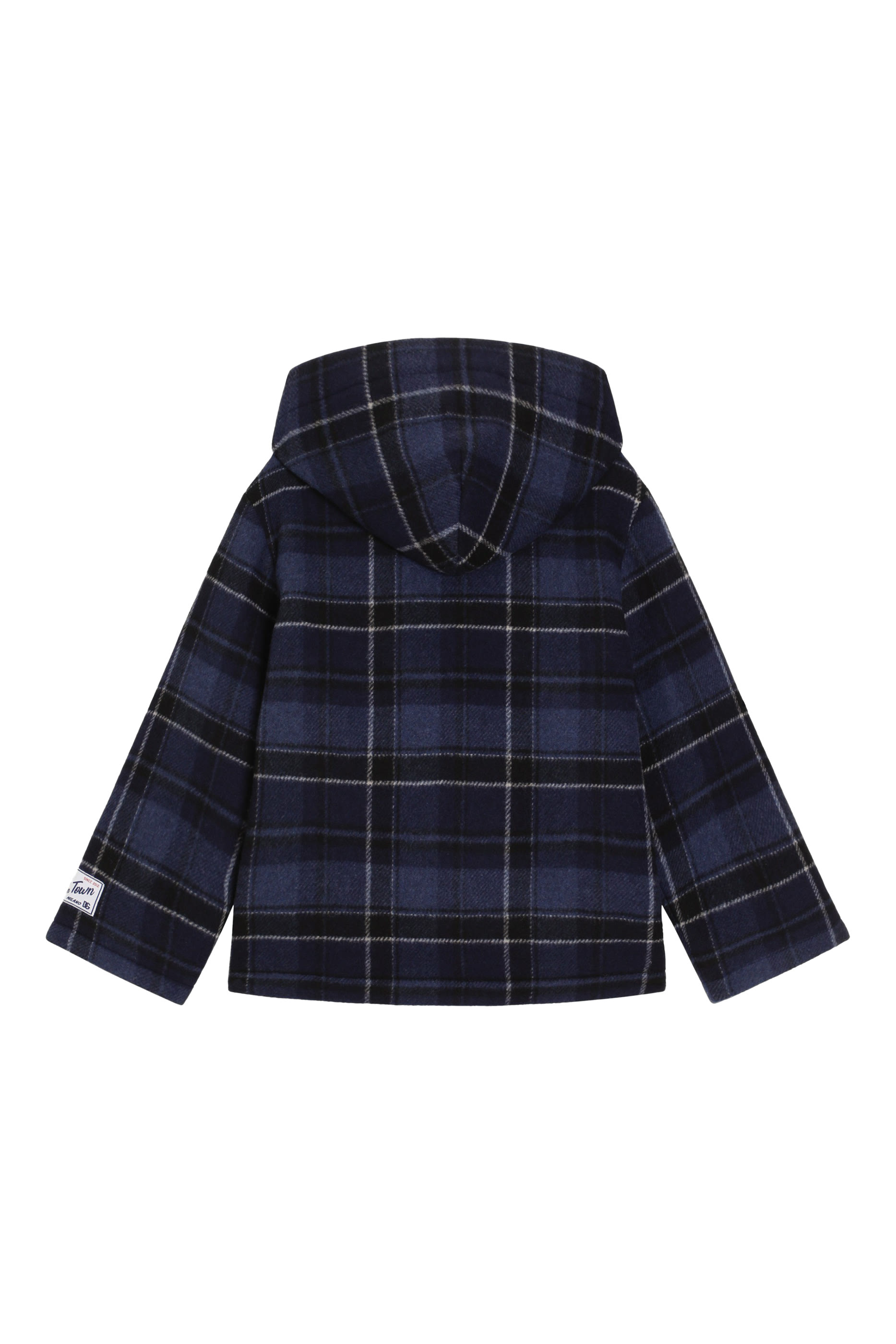 Kids Check Wool Coat