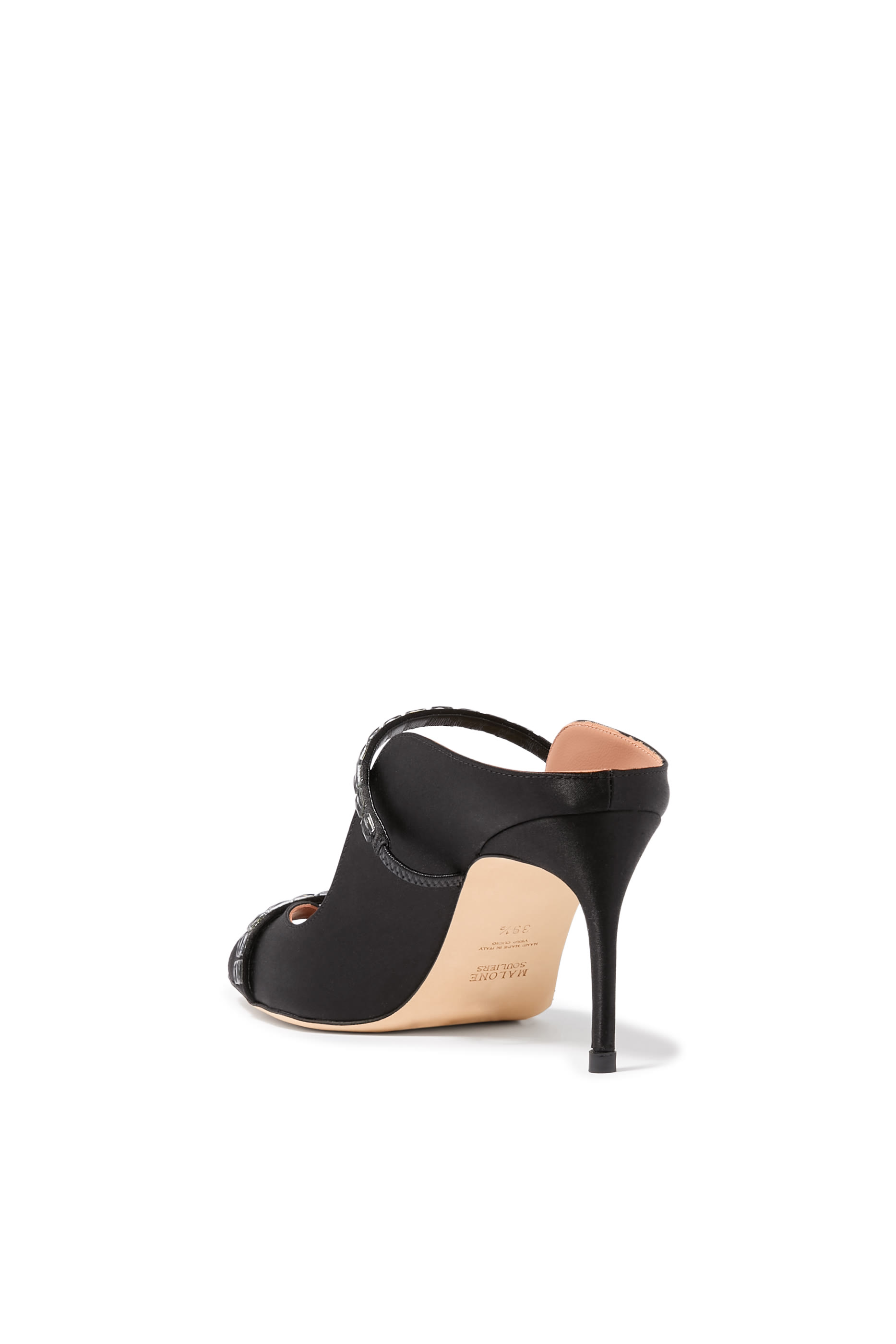 حذاء نوا مفتوح من الخلف بكعب 70