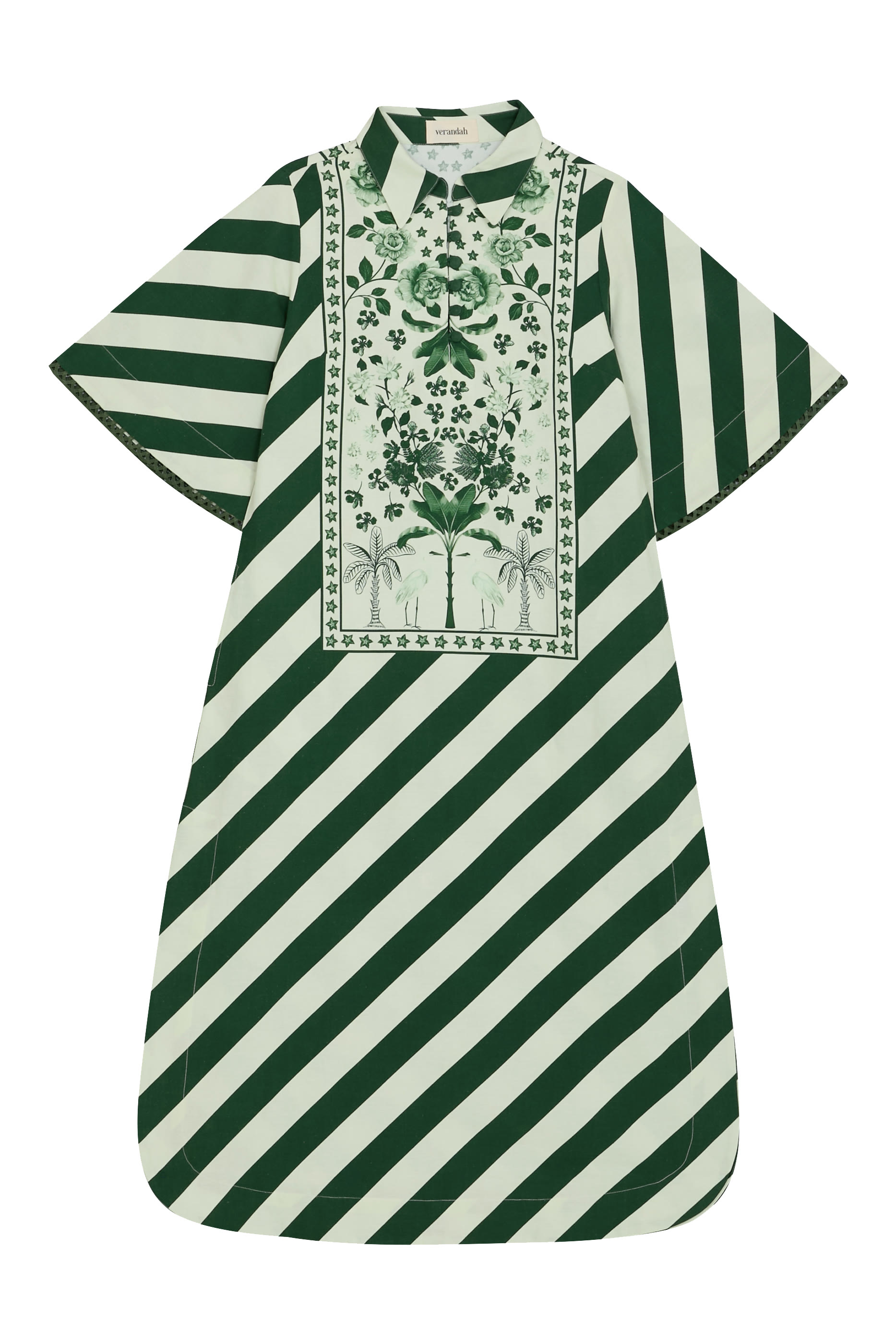 فستان أزوليجوس بنمط قفطان متوسط الطول