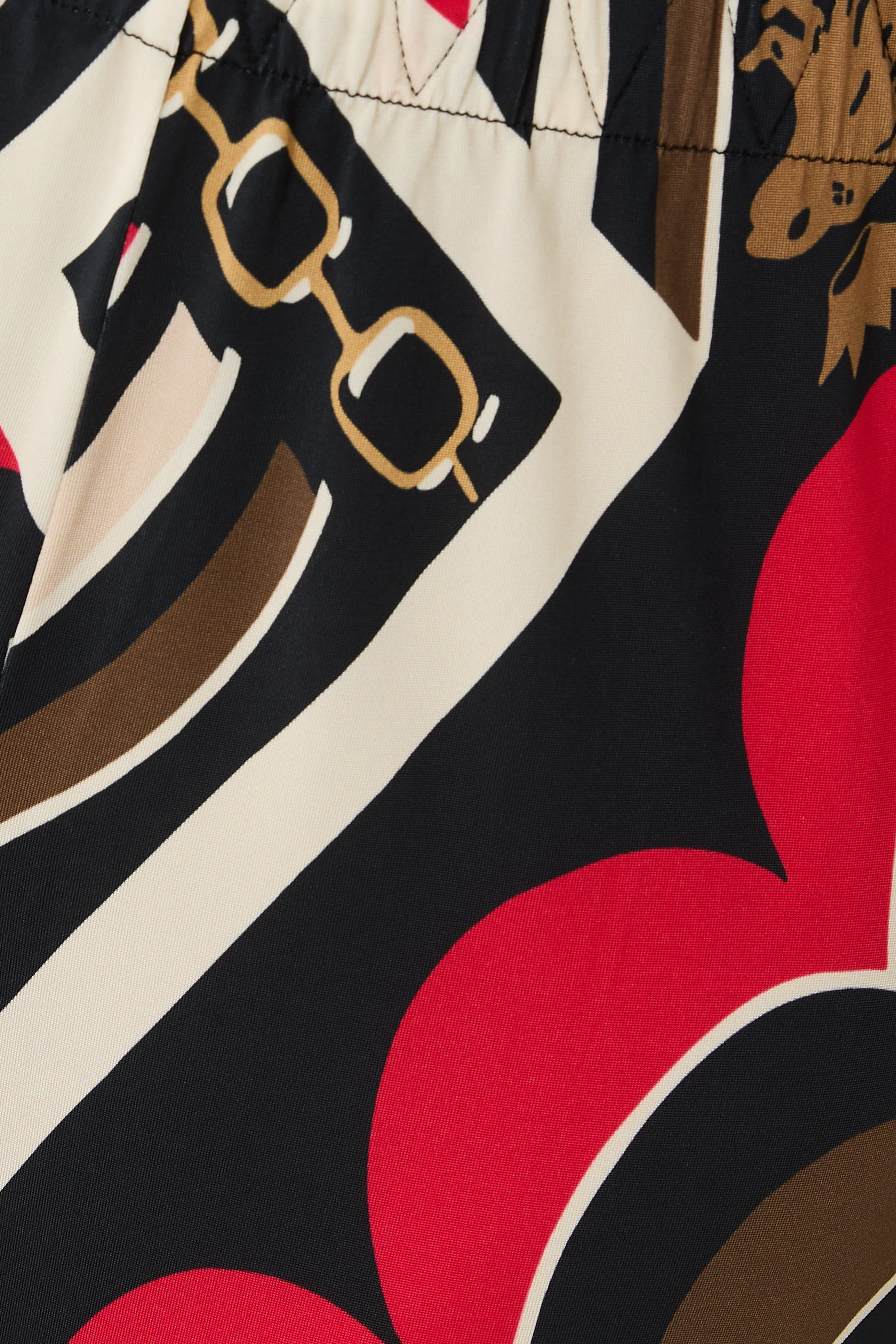 Istrice Print Straight-Leg Trousers