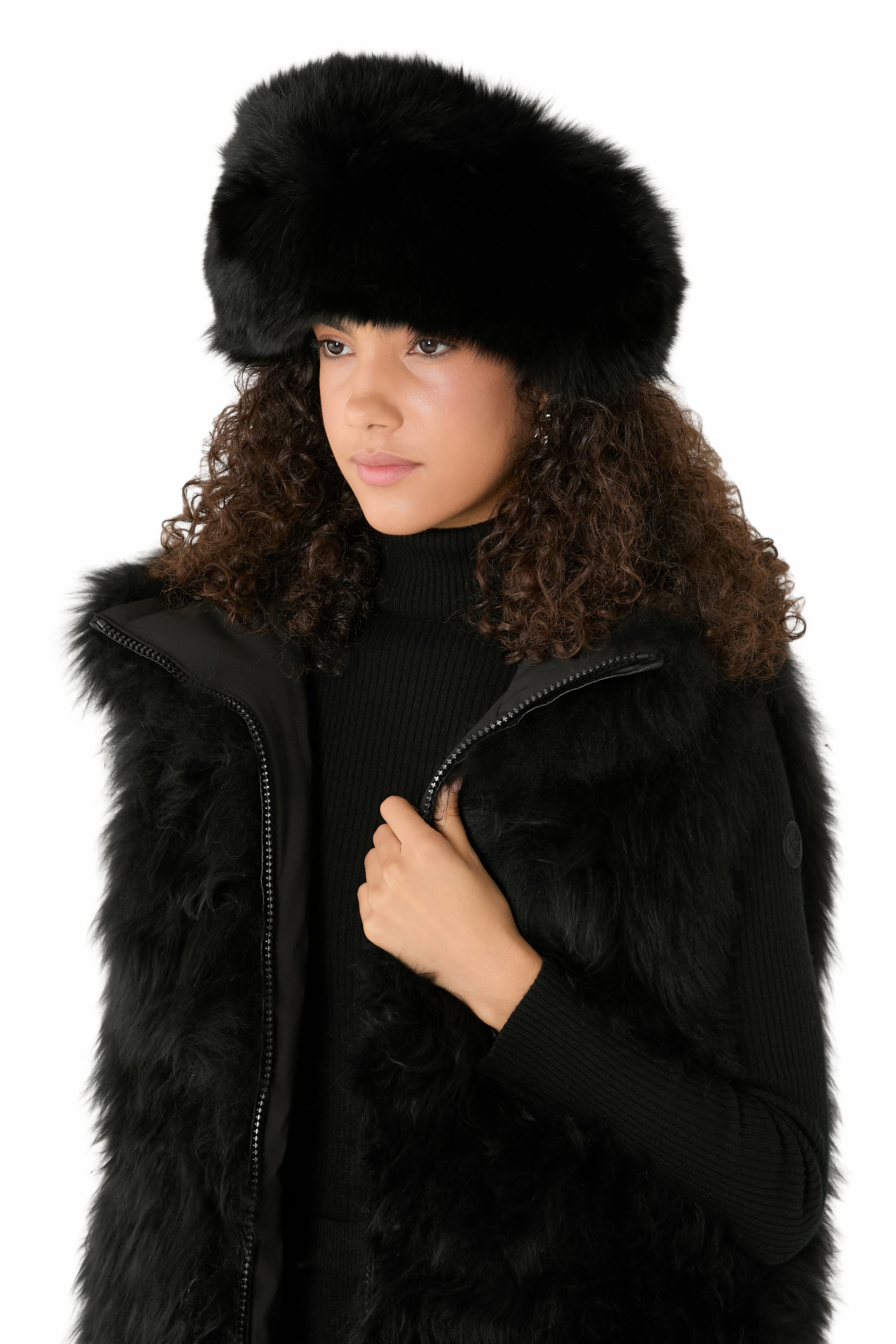 طوق رأس فرو الأرنب ريكس