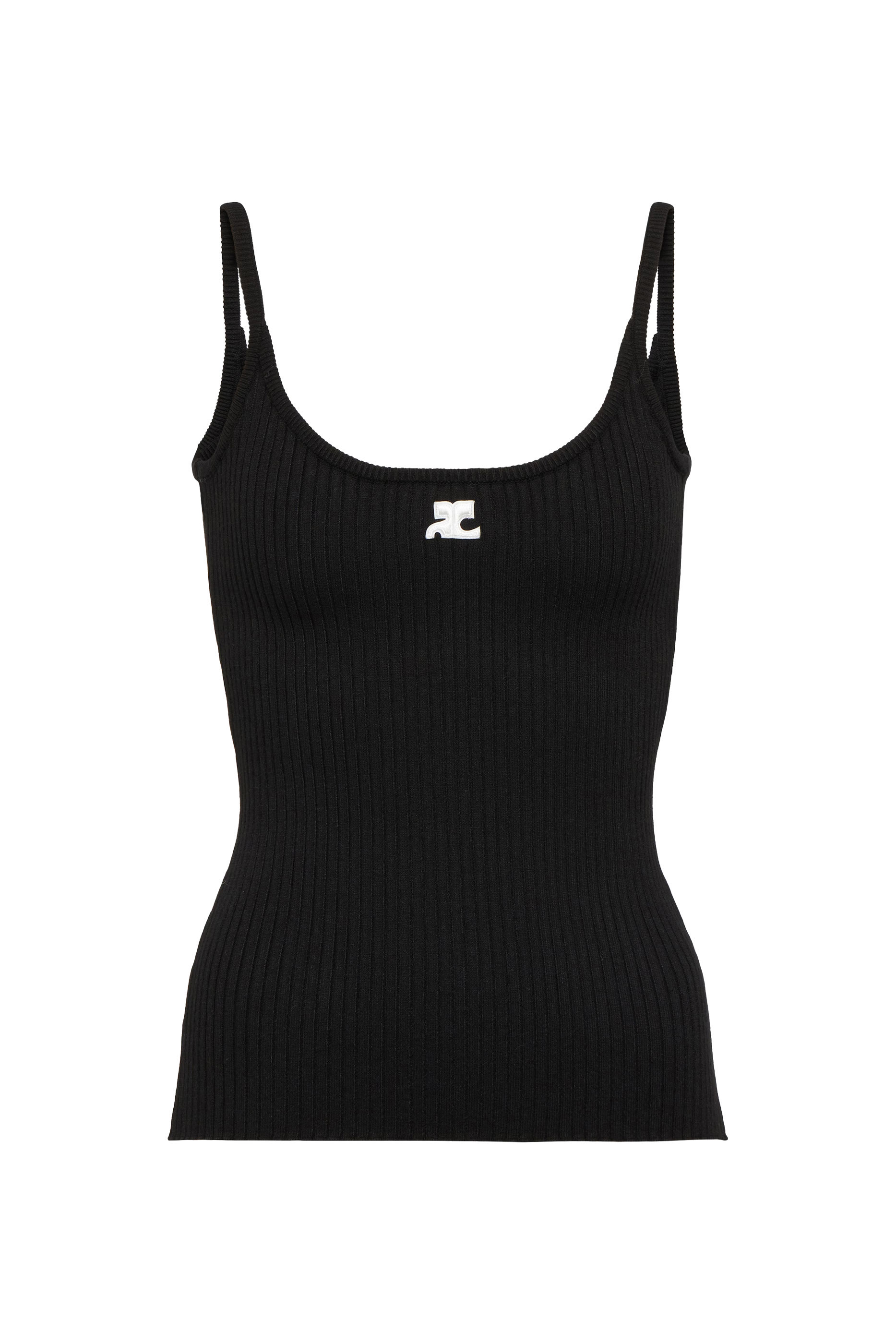 بلوزة ري اديشن بلا أكمام نسيج مضلع