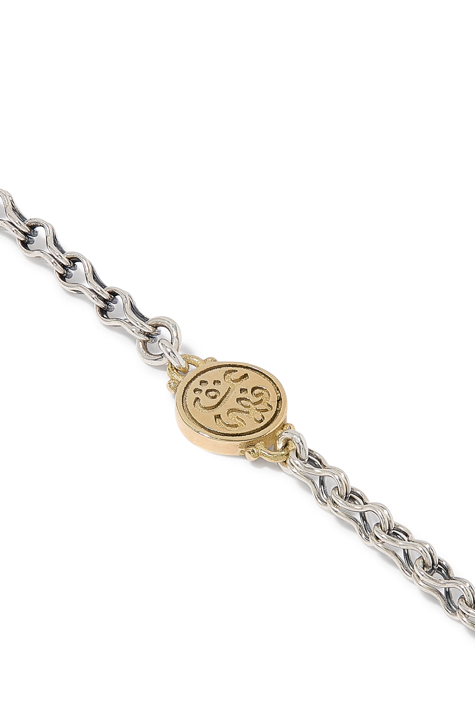 قلادة بعبارة " أنت الحب"، ذهب أصفر عيار 18 وفضة إسترلينية