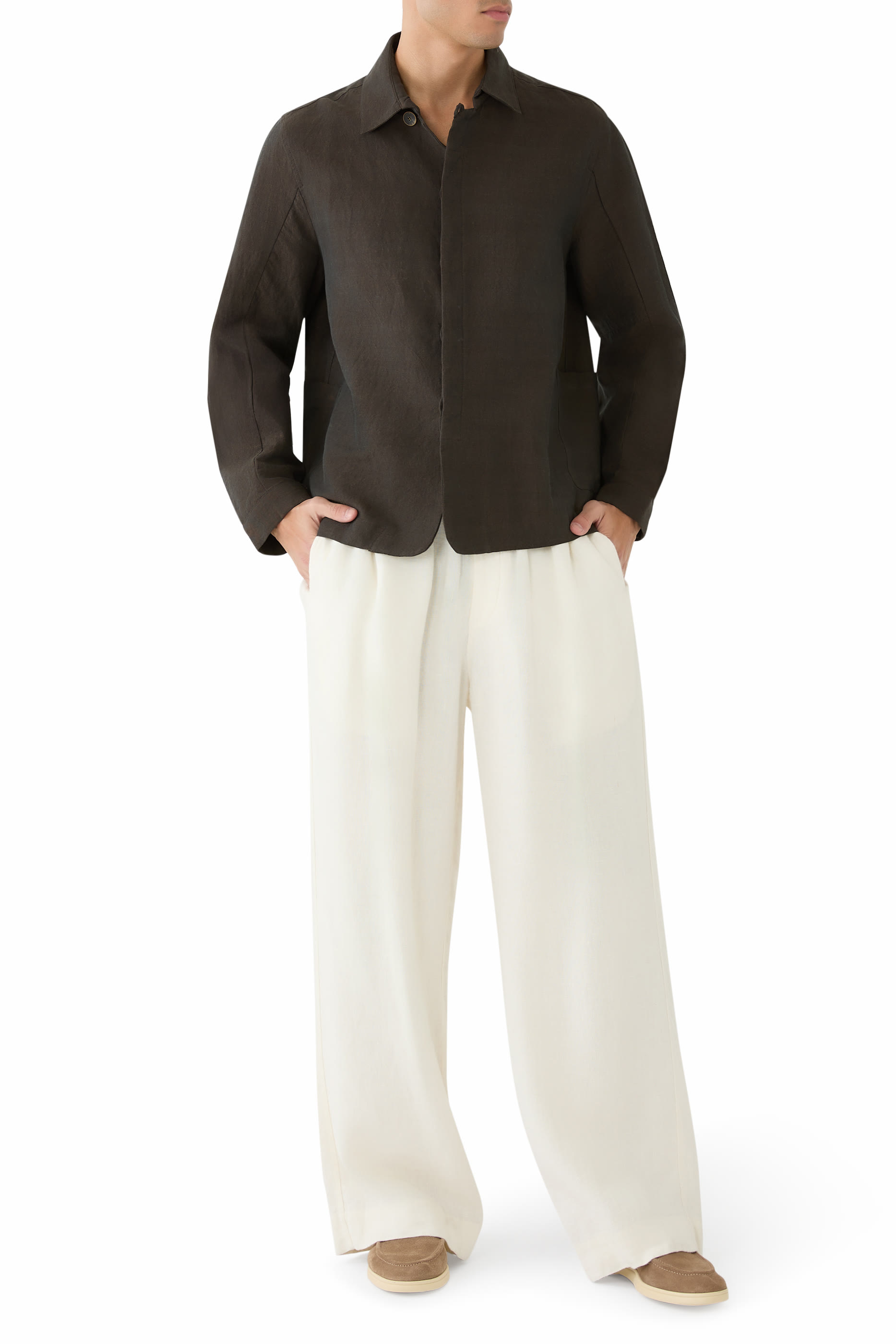 جاكيت لوكاس كتان