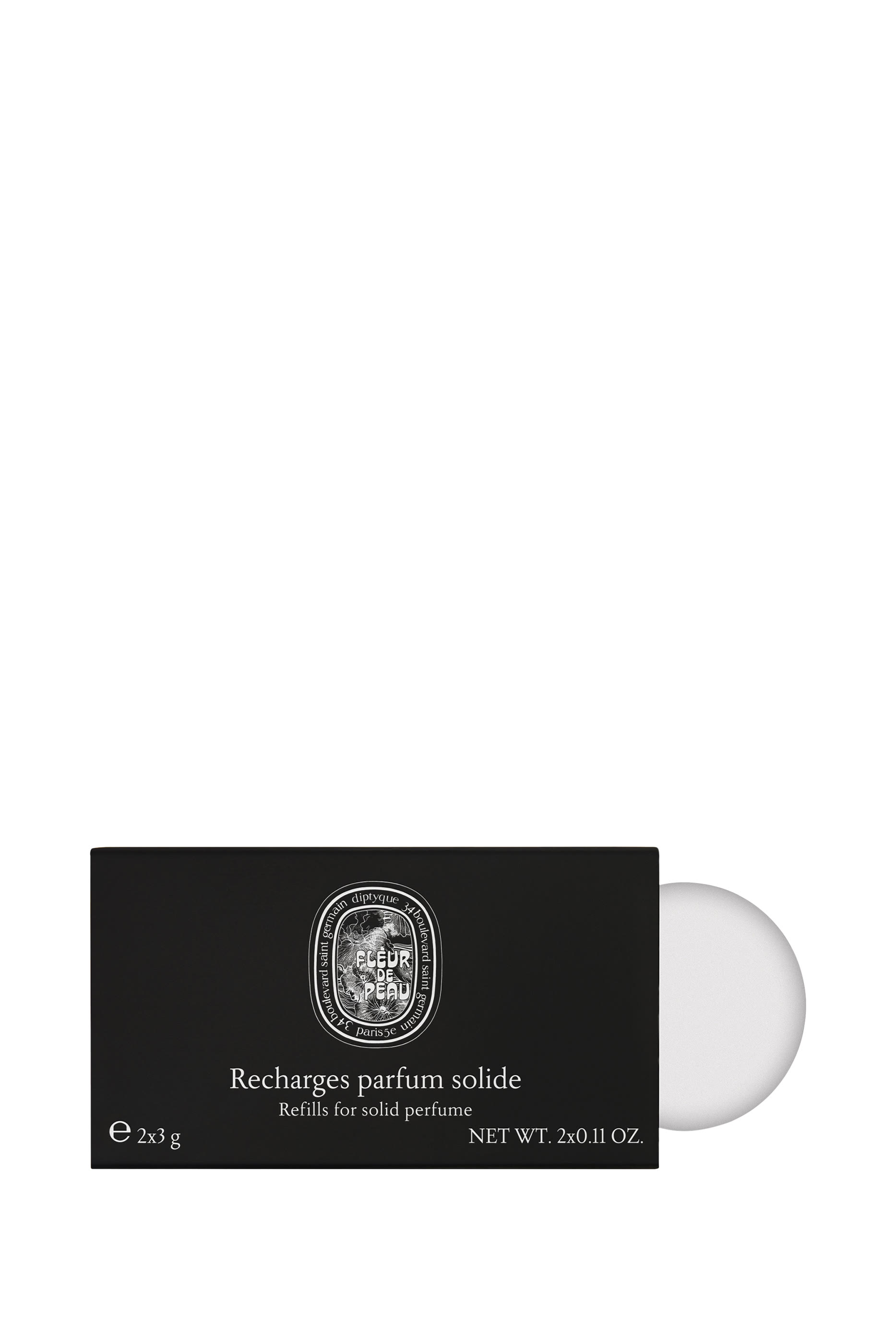 عبوة إعادة ملء العطر الصلب فلور دو بو