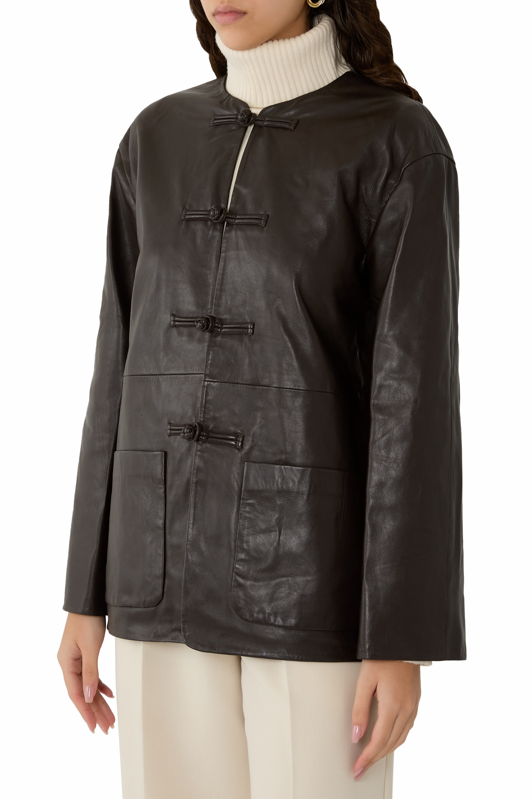 جاكيت ماندرين جلد