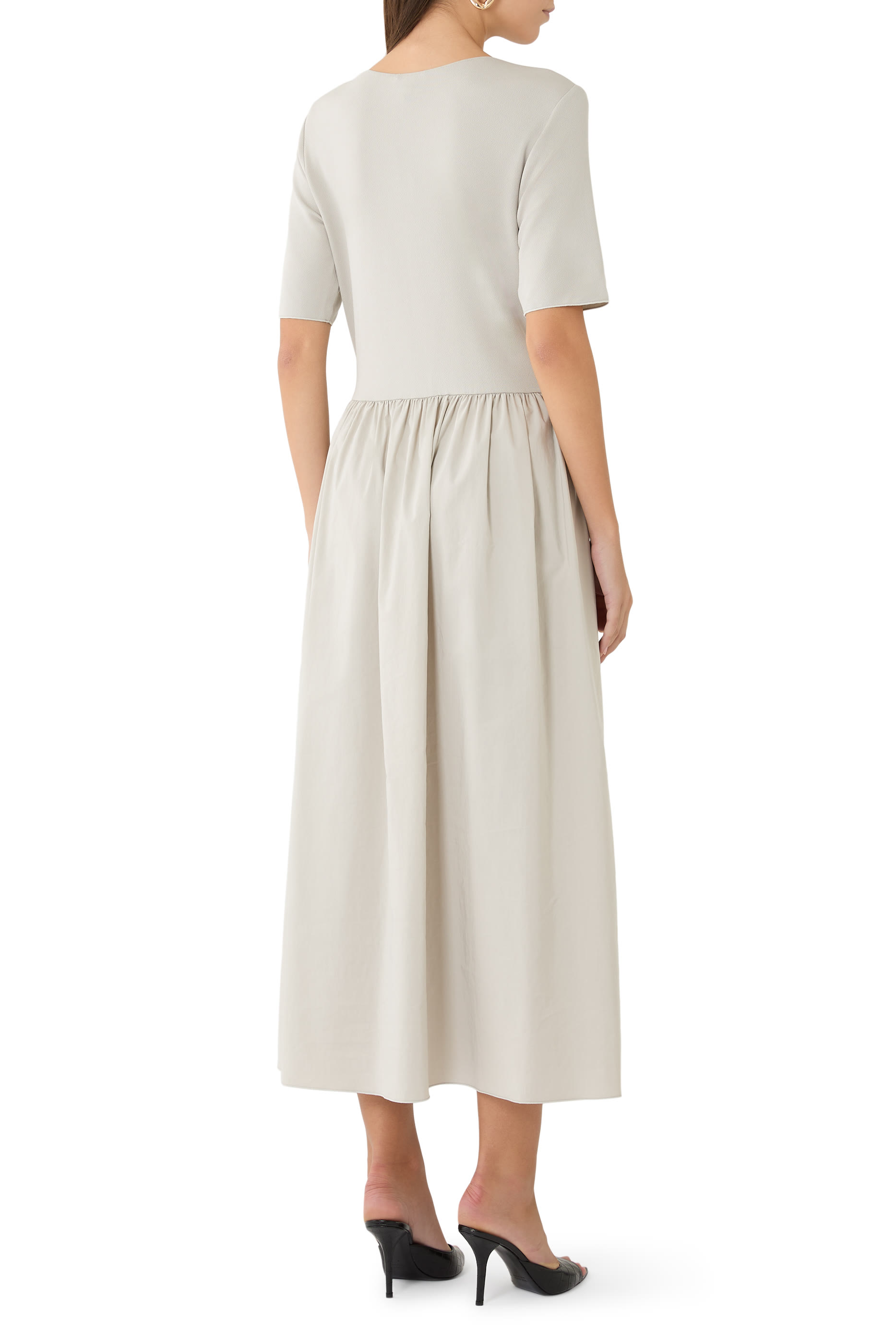  Short-Sleeved Interlock Dress