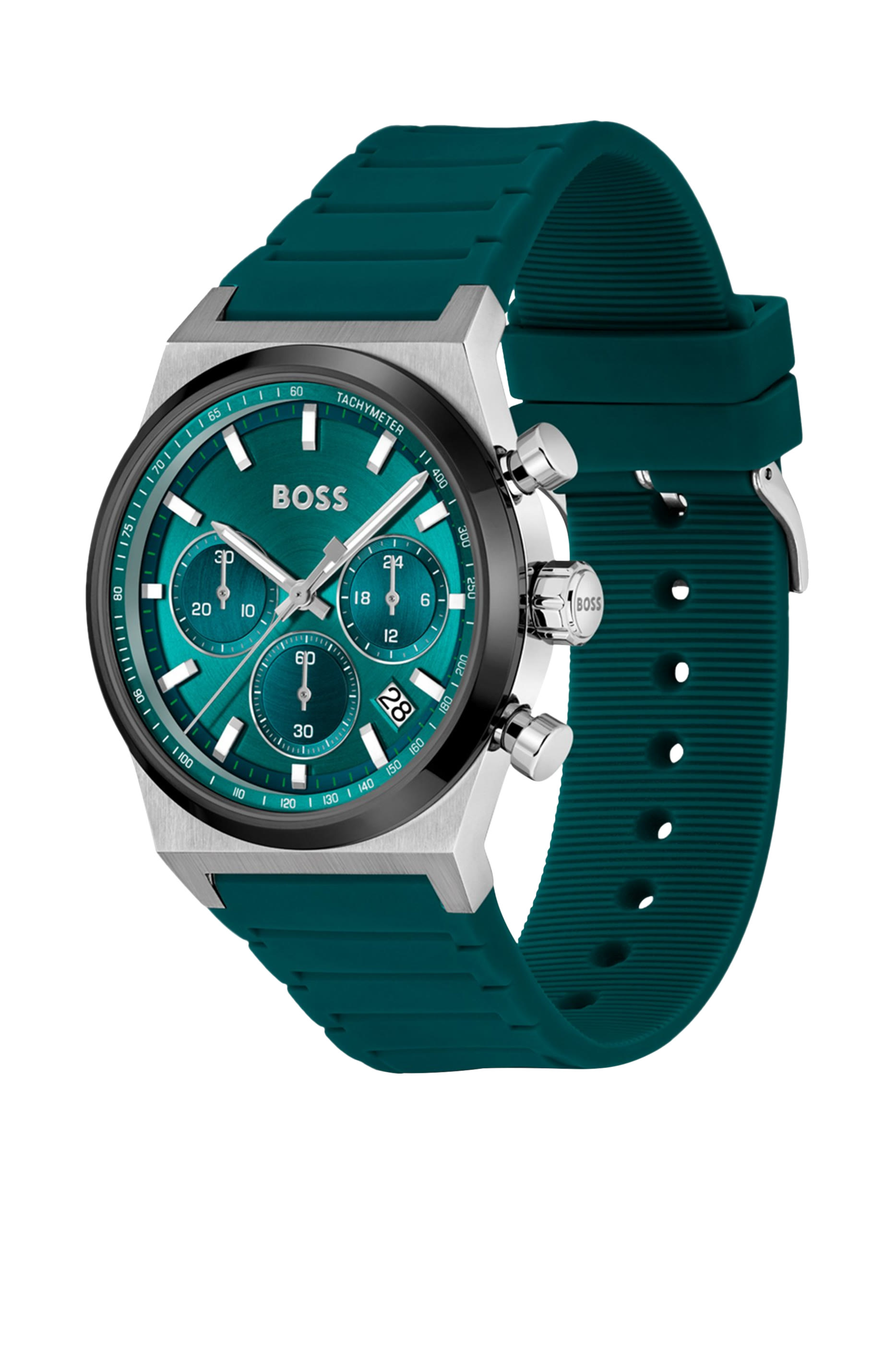 ساعة كرونوغراف كاندور كرونو بسوار سيليكون