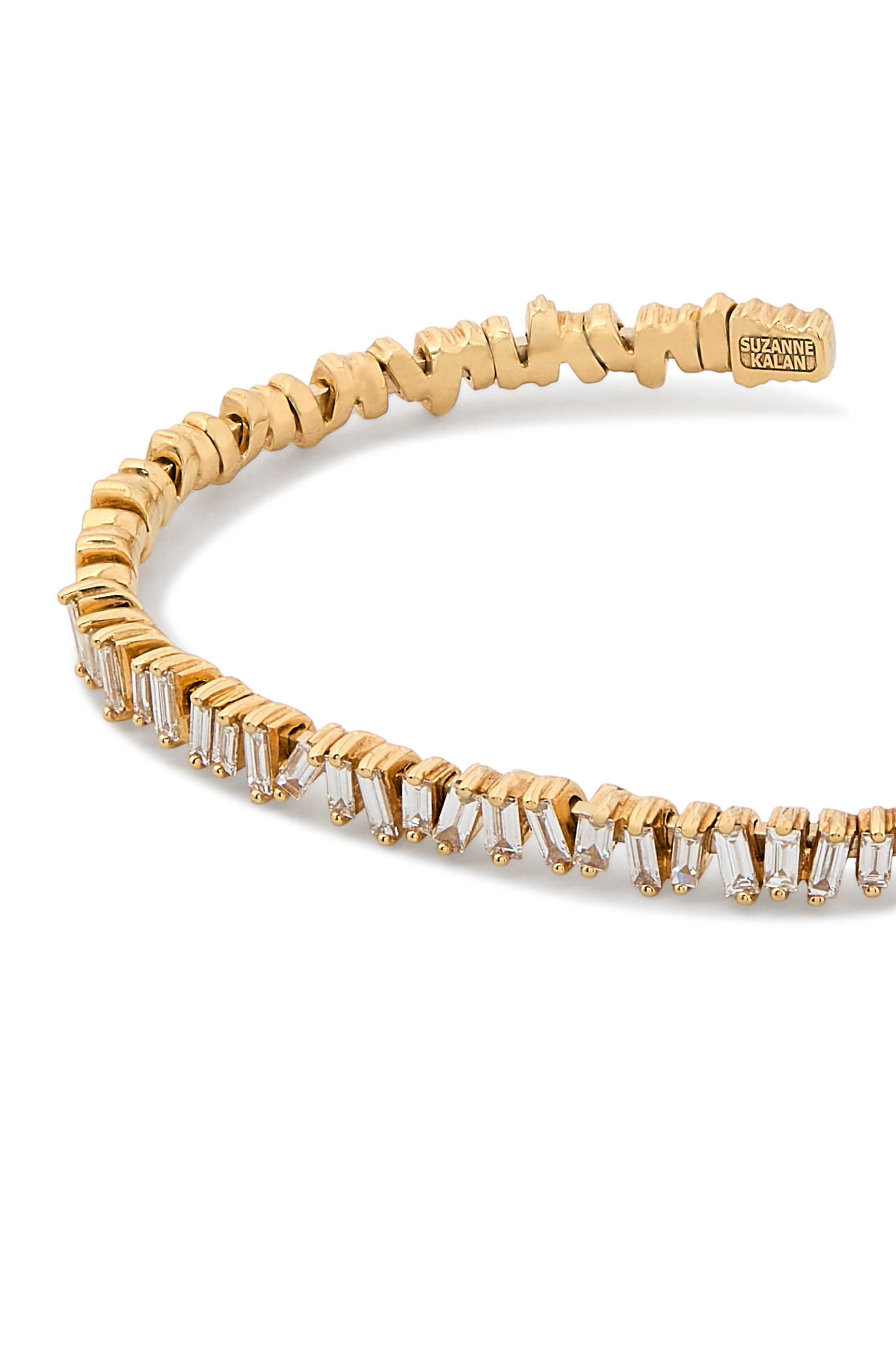 سوار كلاسيك مرصع بالماس، ذهب أصفر عيار 18