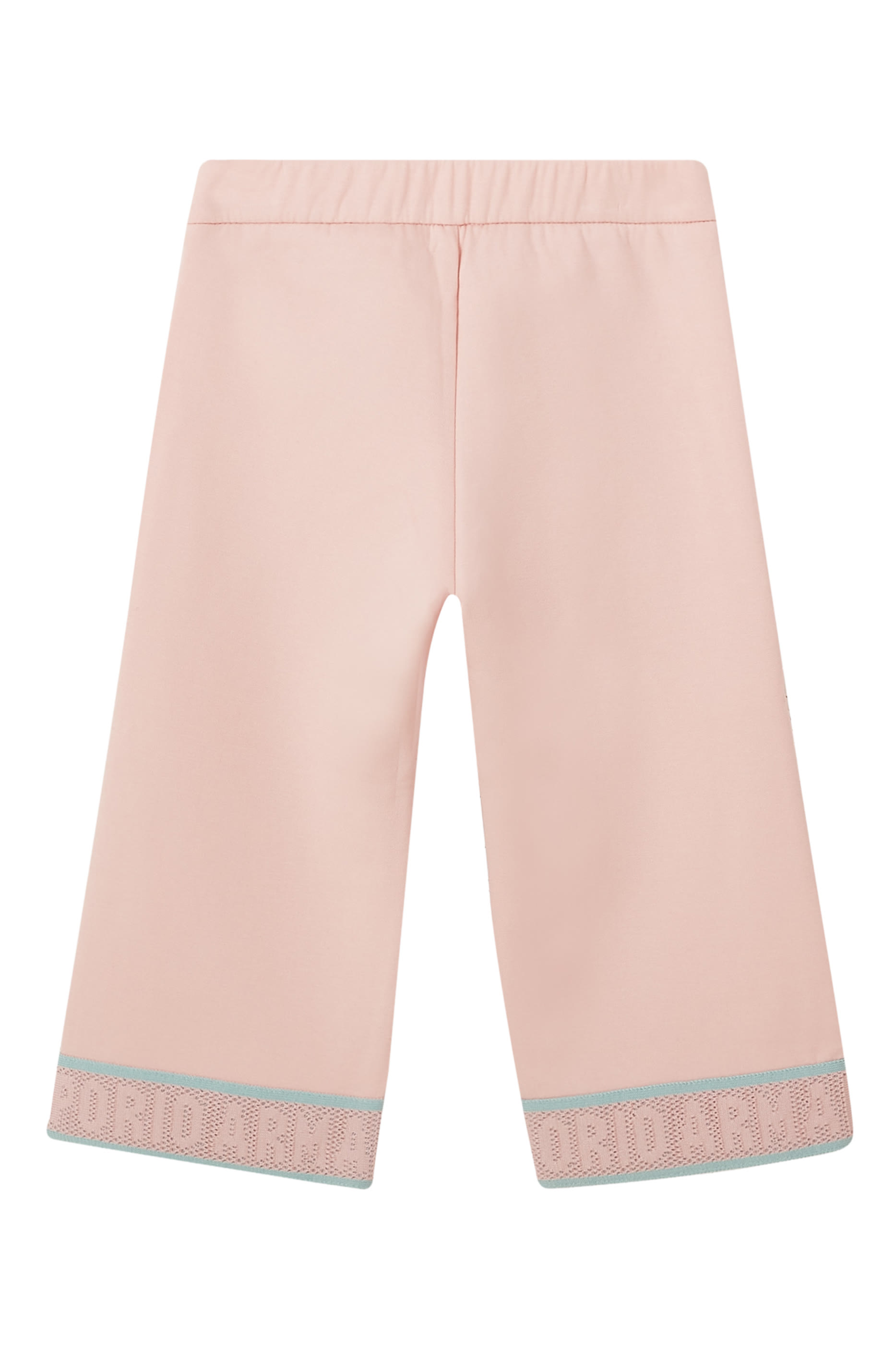 بنطال بشريط بحروف شعار الماركة للأطفال