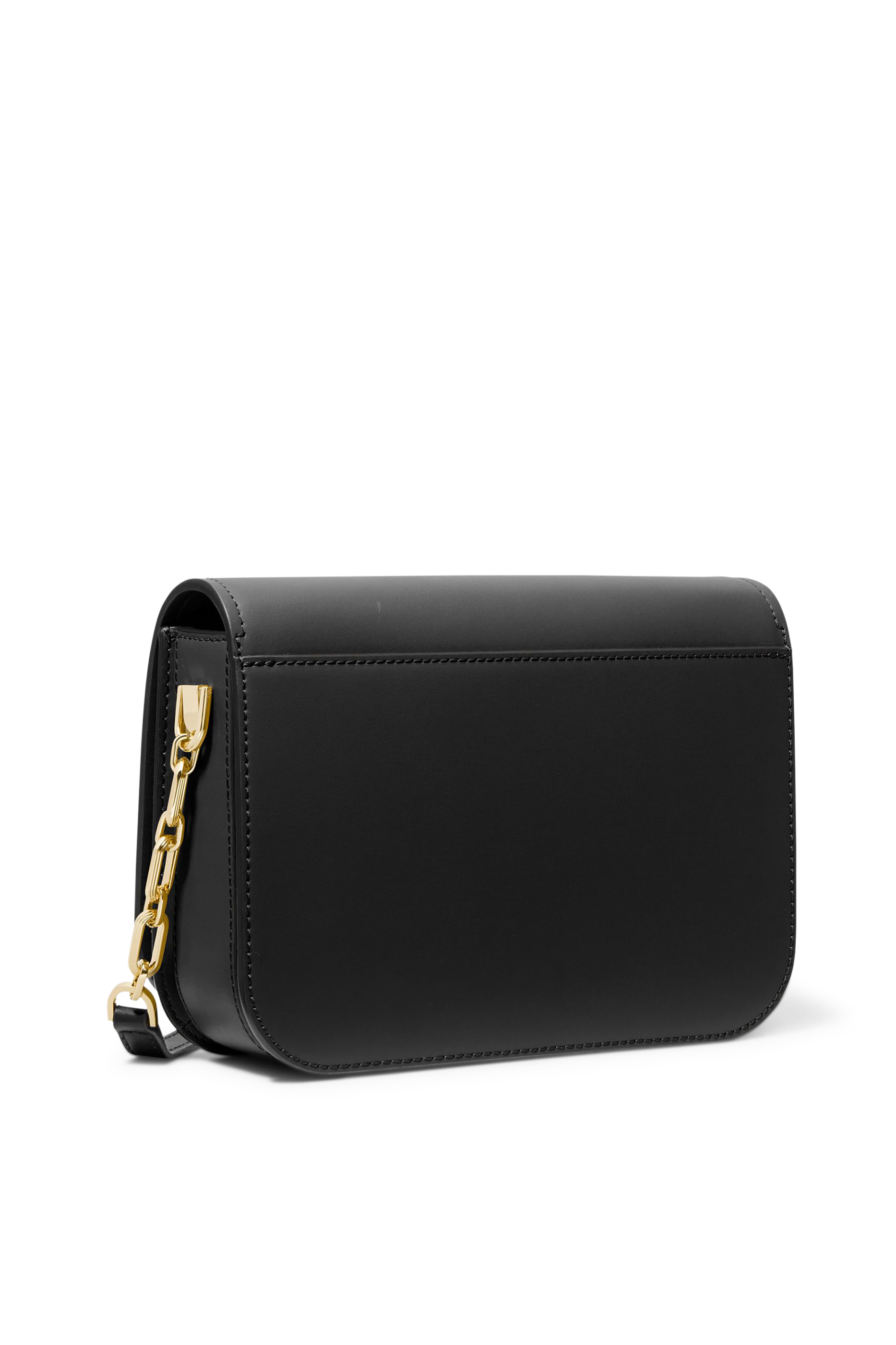 حقيبة مسنجر ديلانسي متوسطة جلد بسلسلة