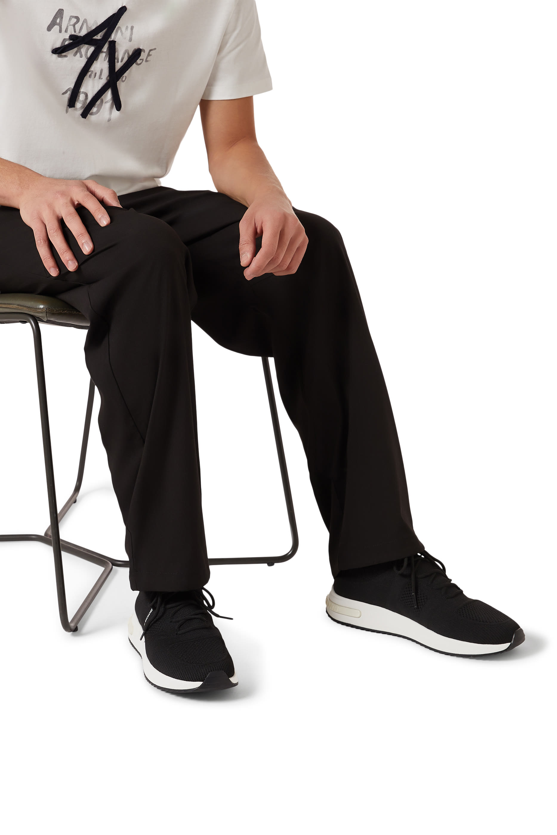 سنيكرز داسلدروف أسفل الكاحل بشعار الماركة