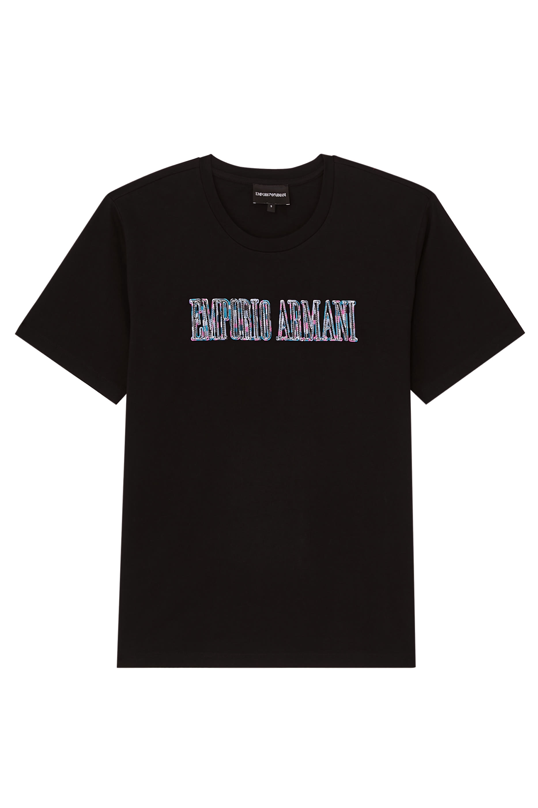 تيشيرت بشعار الماركة جيرسيه أي أس في عضوي