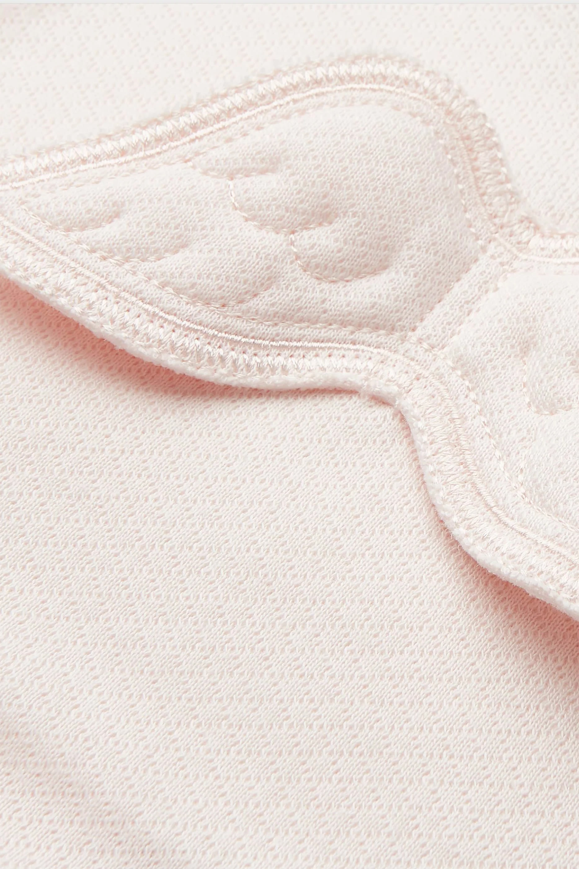 بيجاما لباس قطعة واحدة بنقشة جناح ملائكة بونتيل للأطفال