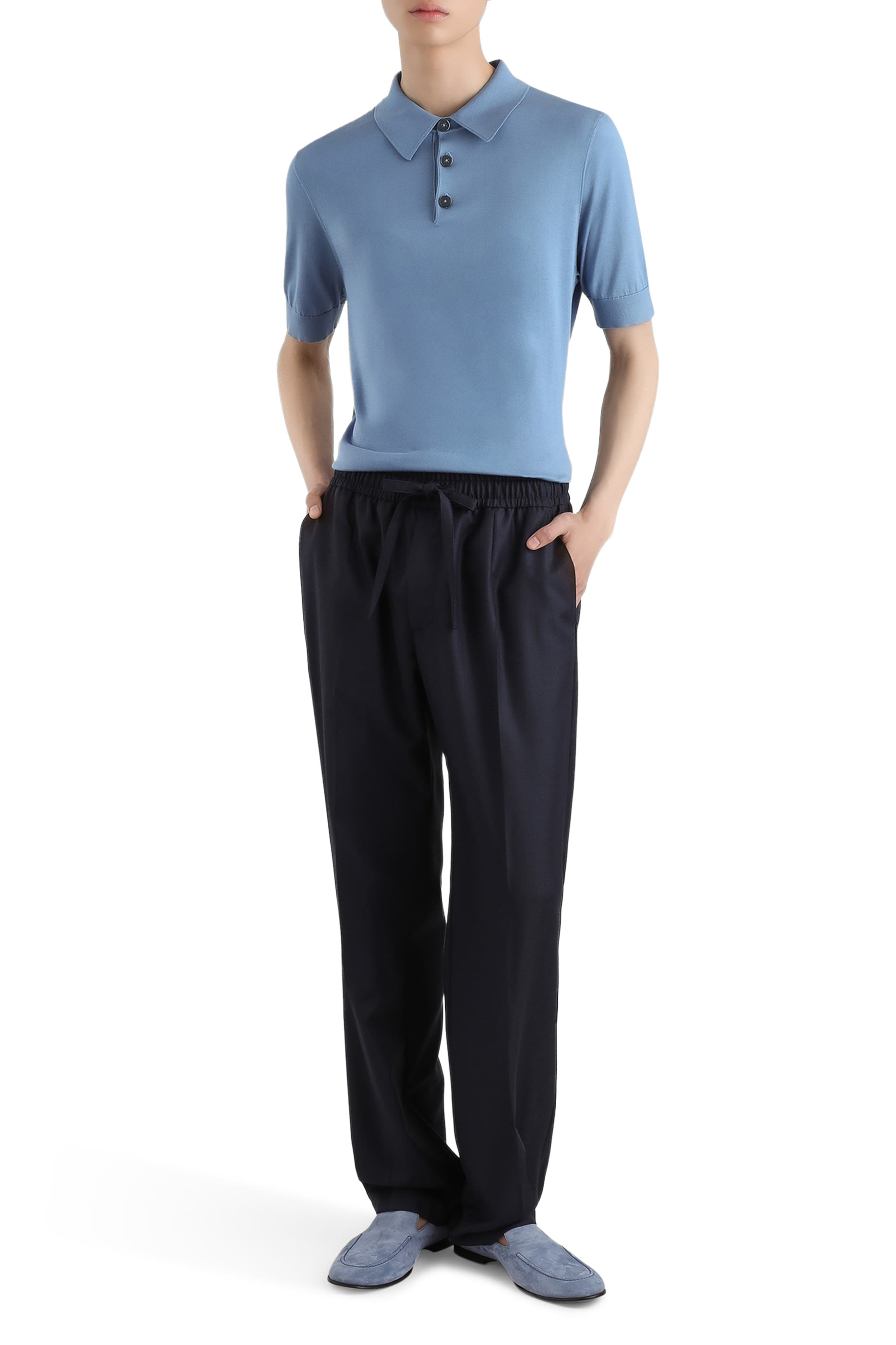 قميص بولو حرير