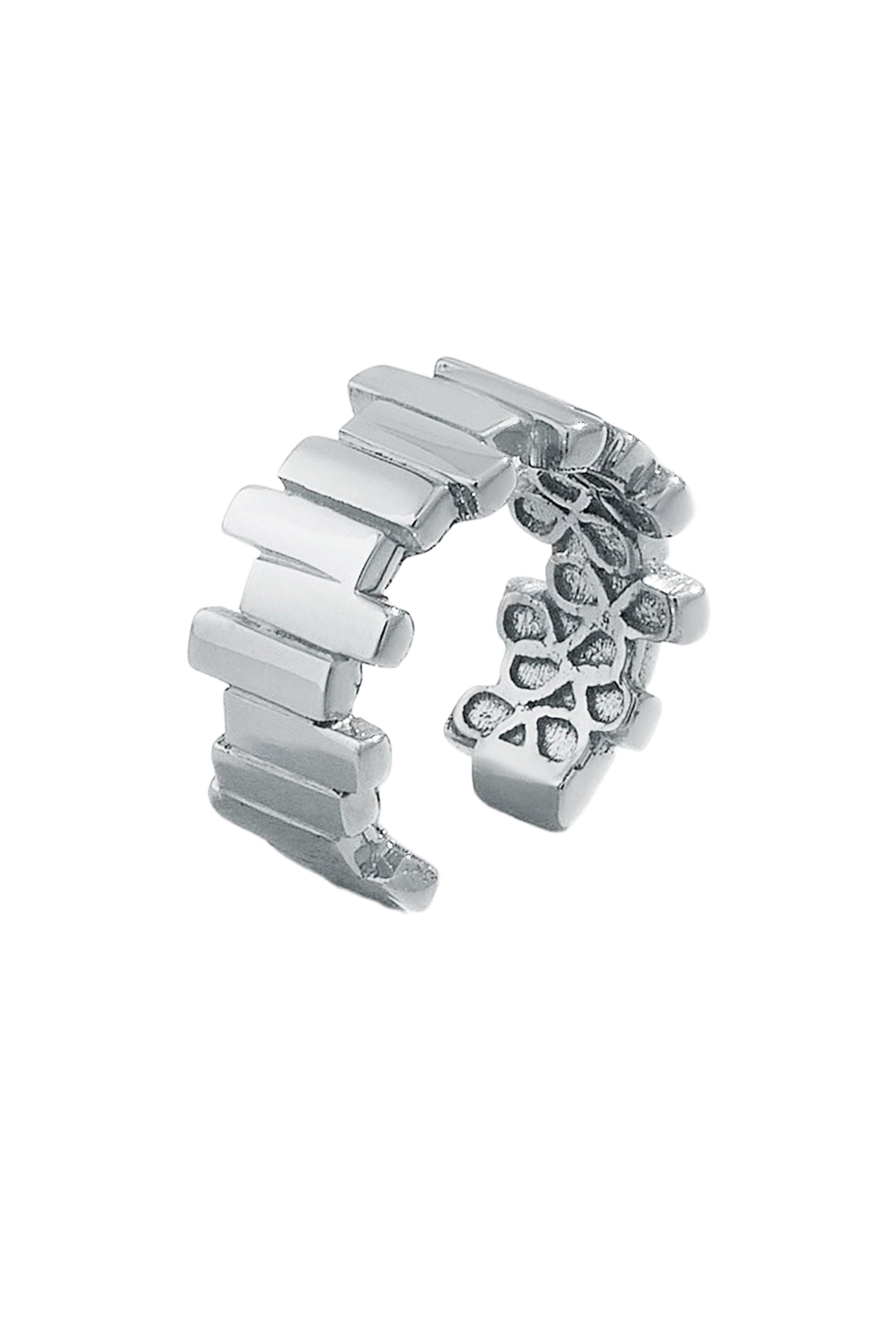 قرط مفتوح، ذهب أبيض عيار 18