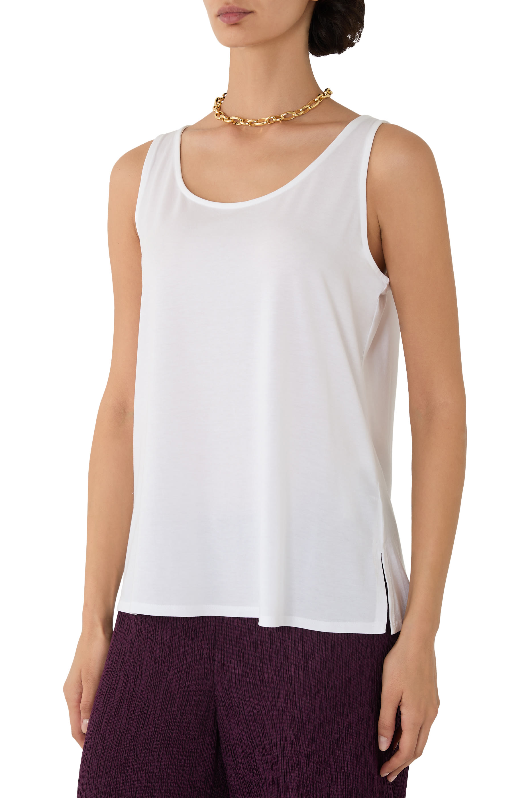 Fine Jersey Scoop Neck Tank