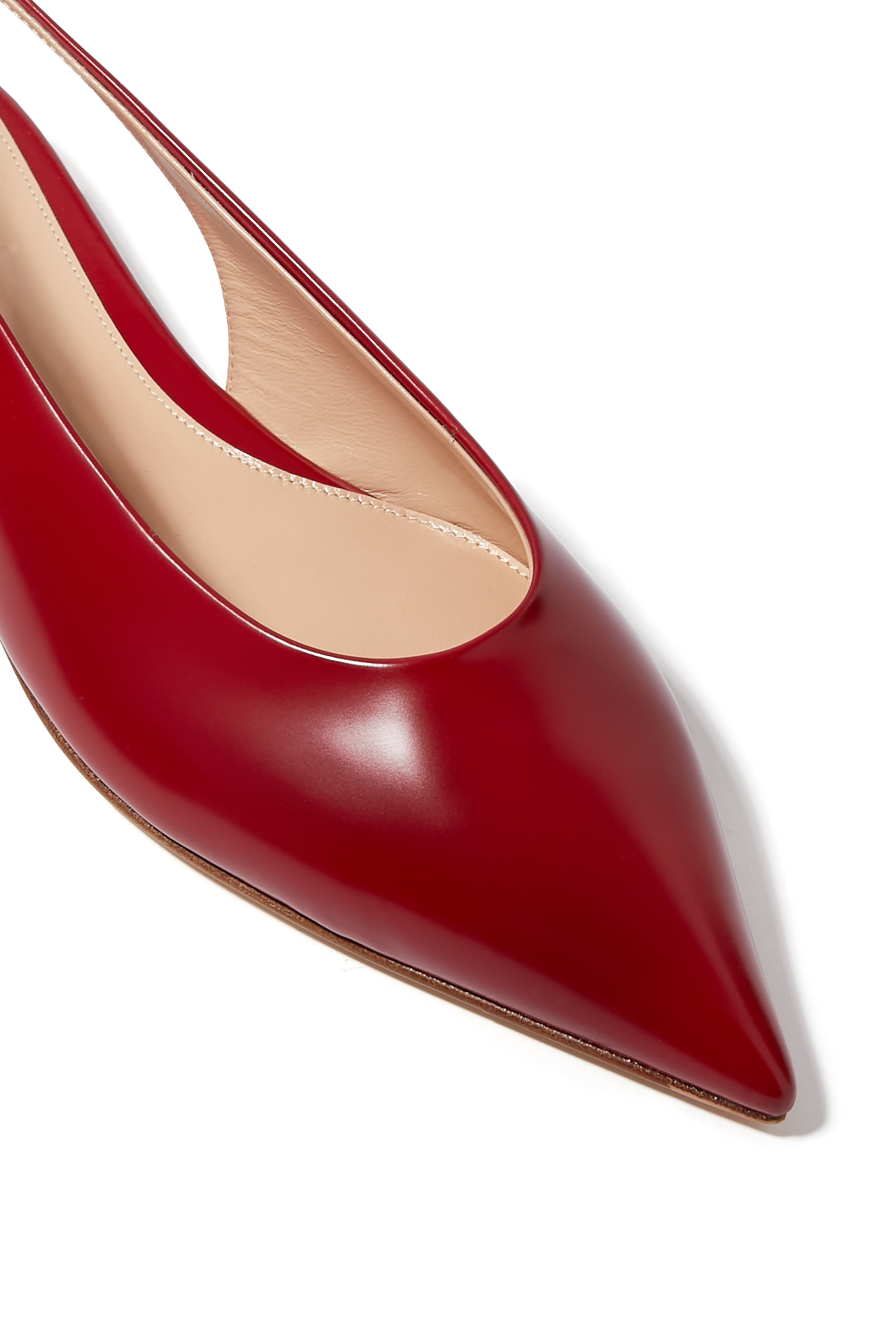 حذاء روبي بنعل مسطح بسير خلفي