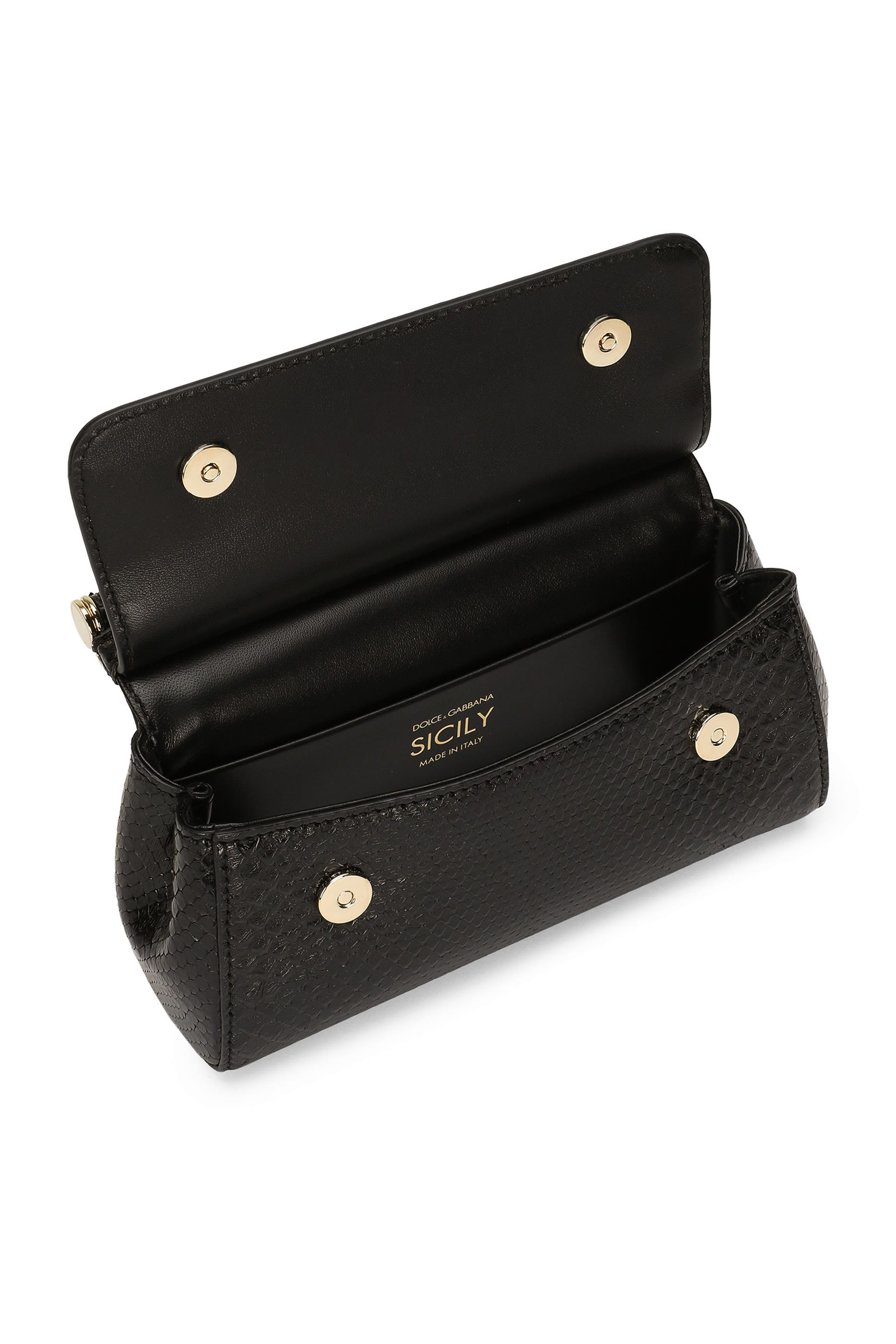 حقيبة يد سيسلي صغيرة جلد ثعبان