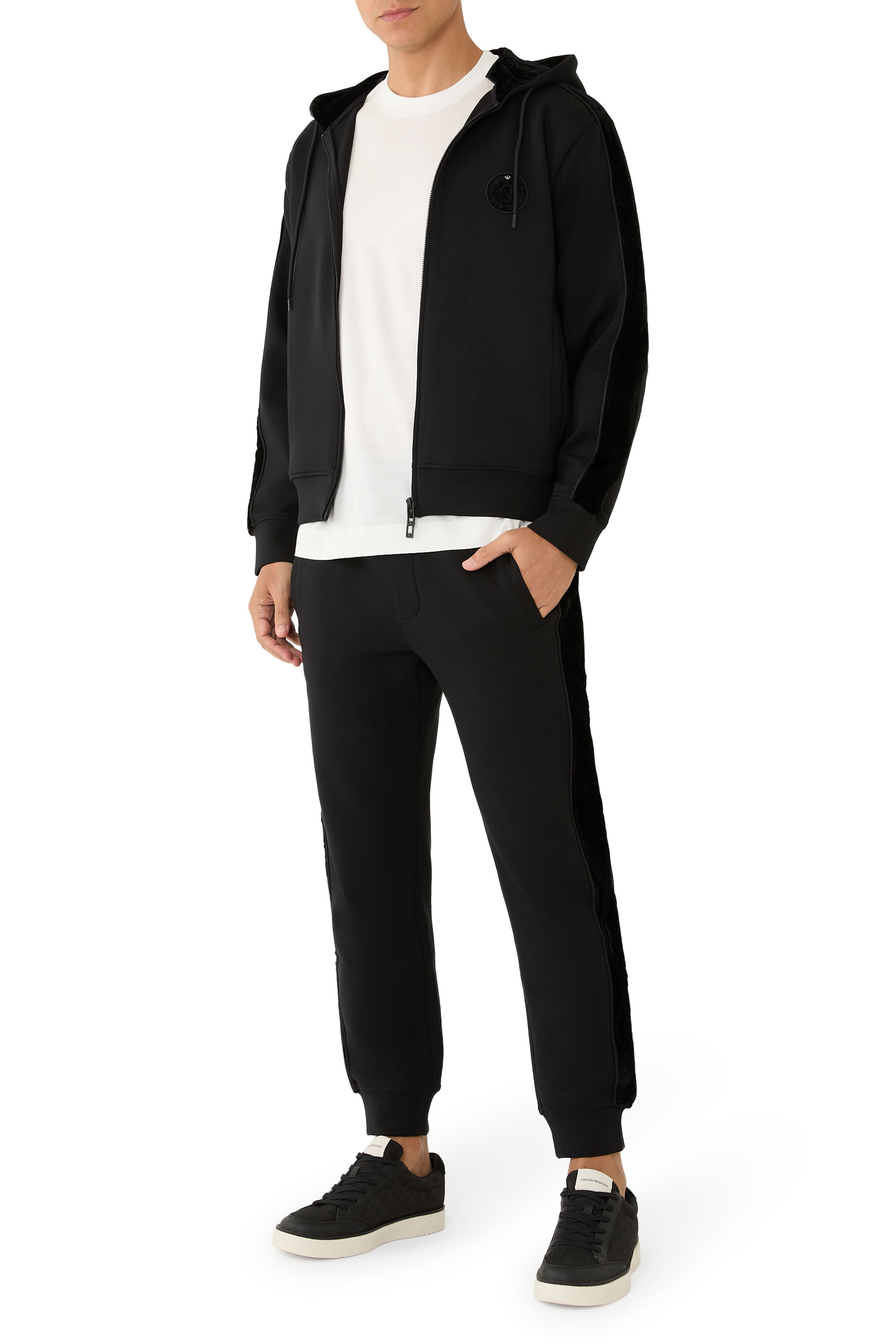 بنطال رياضي لونار للسنة الجديدة بقصة ضيقة جيرسيه مزدوج