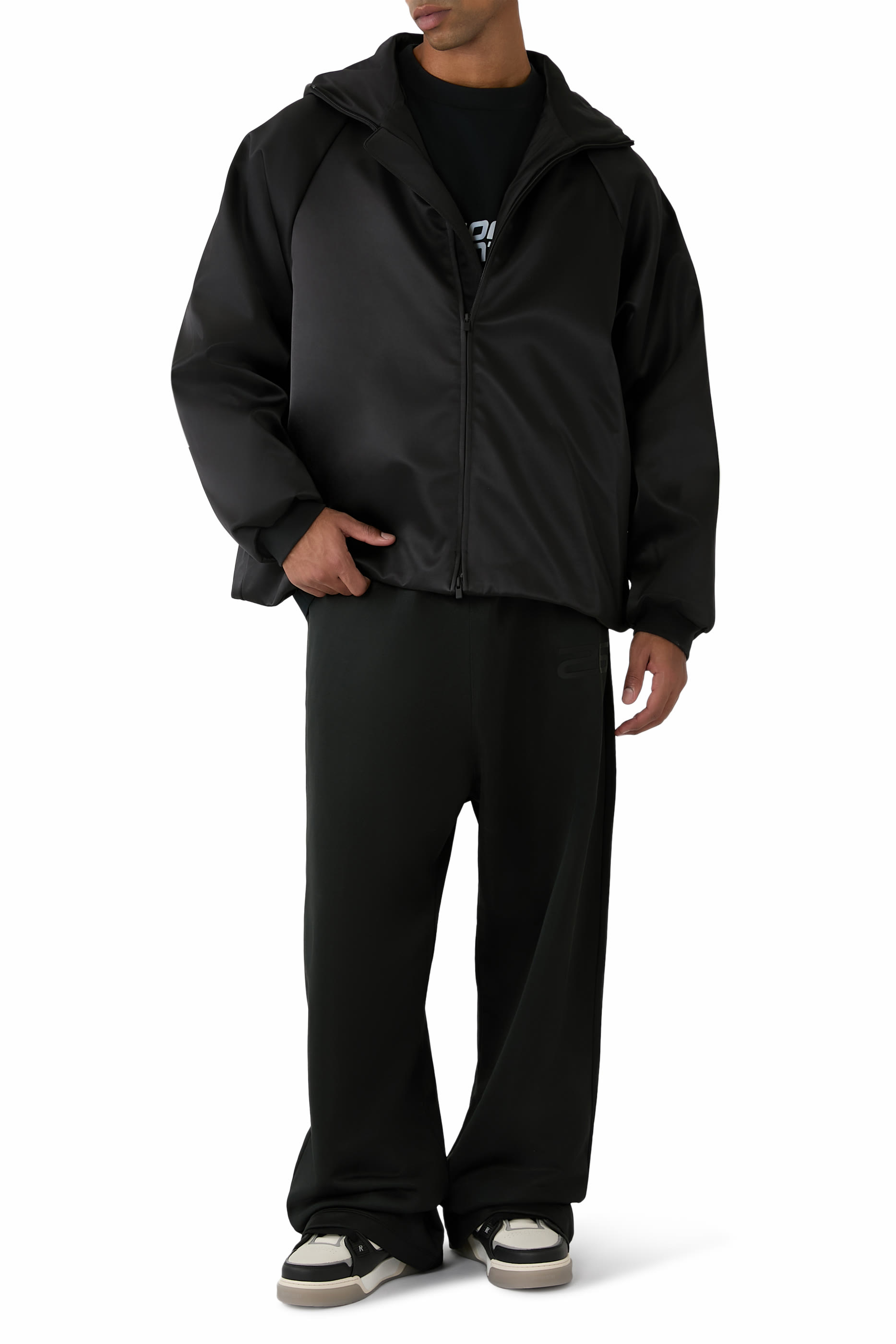 جاكيت بومبر بغطاء للرأس