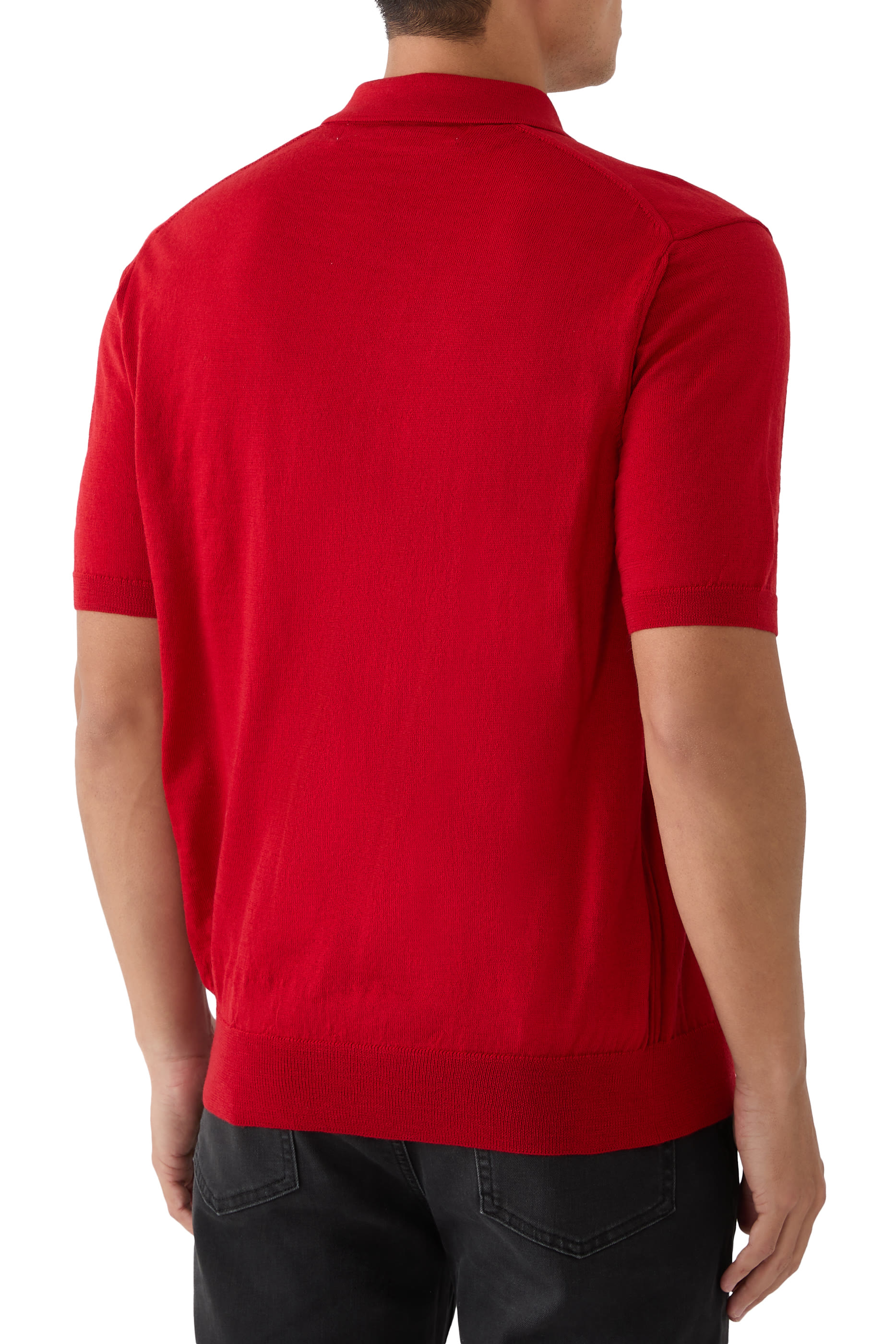 قميص بولو بقلب مطرز