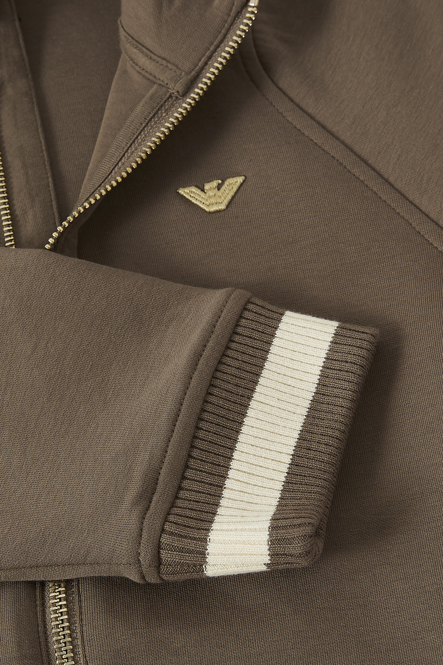 سويت شيرت بشريط بشعار الماركة للأطفال