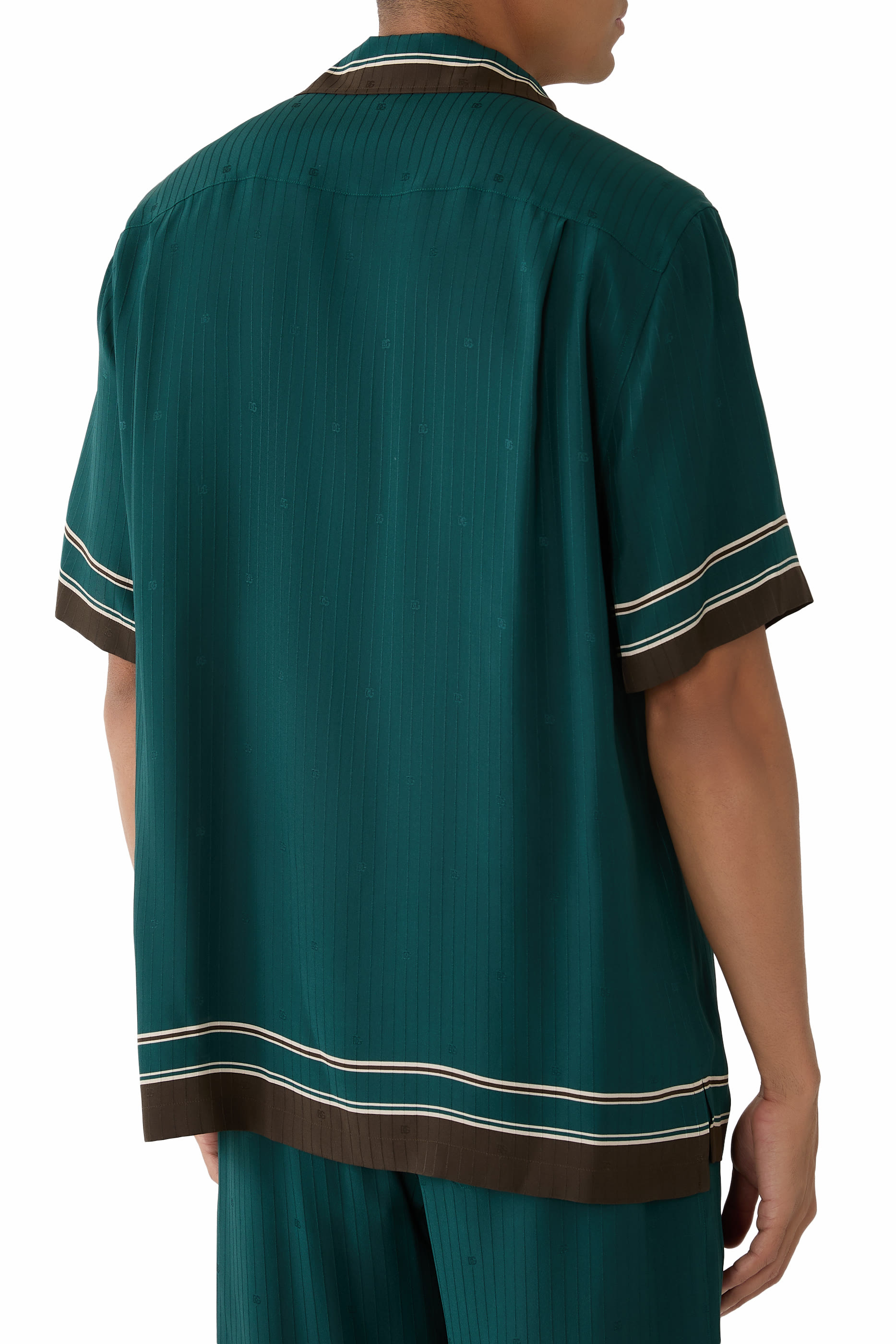 قميص مارتيني جاكار بشعار الماركة