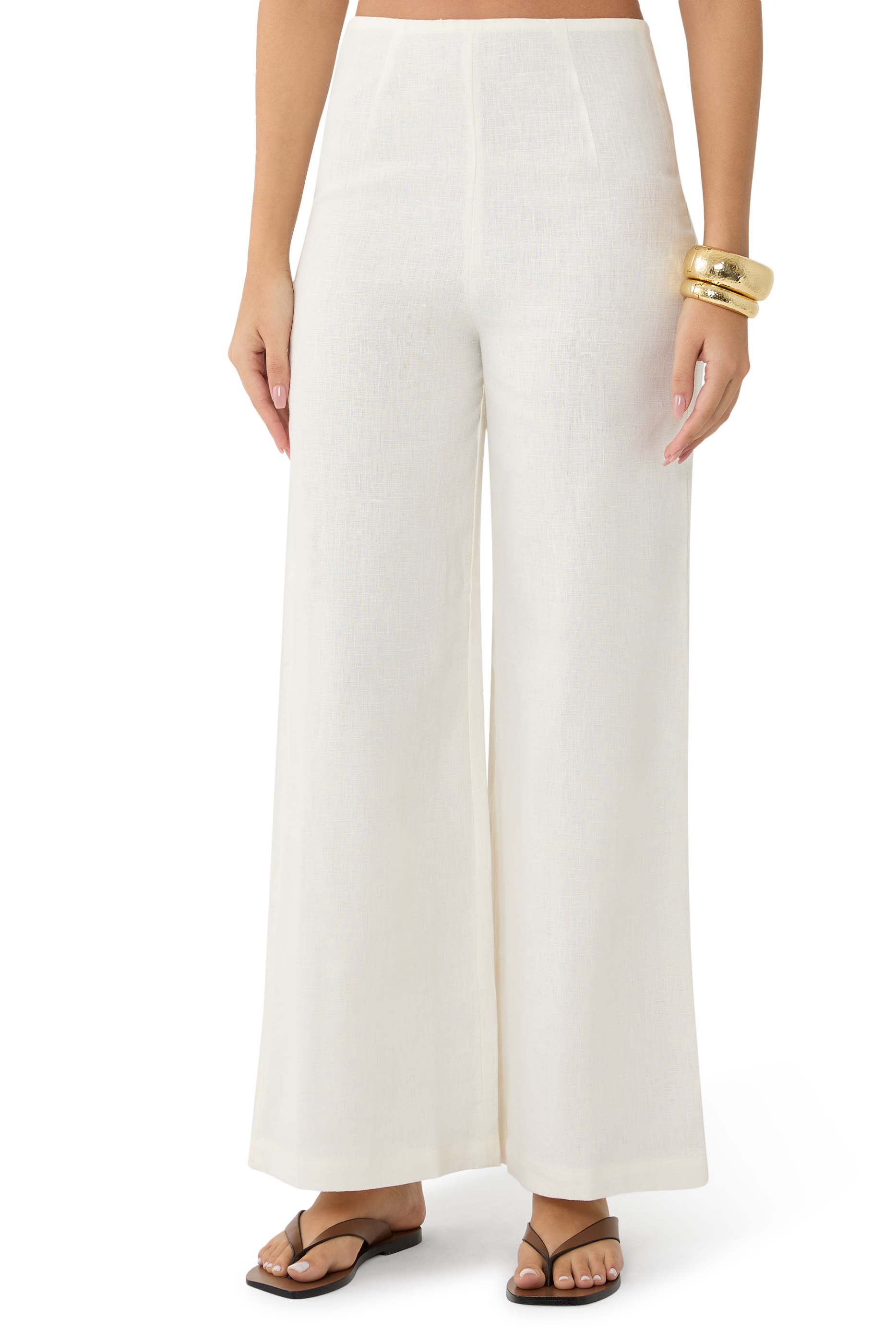 بنطال سينا ​​كتان