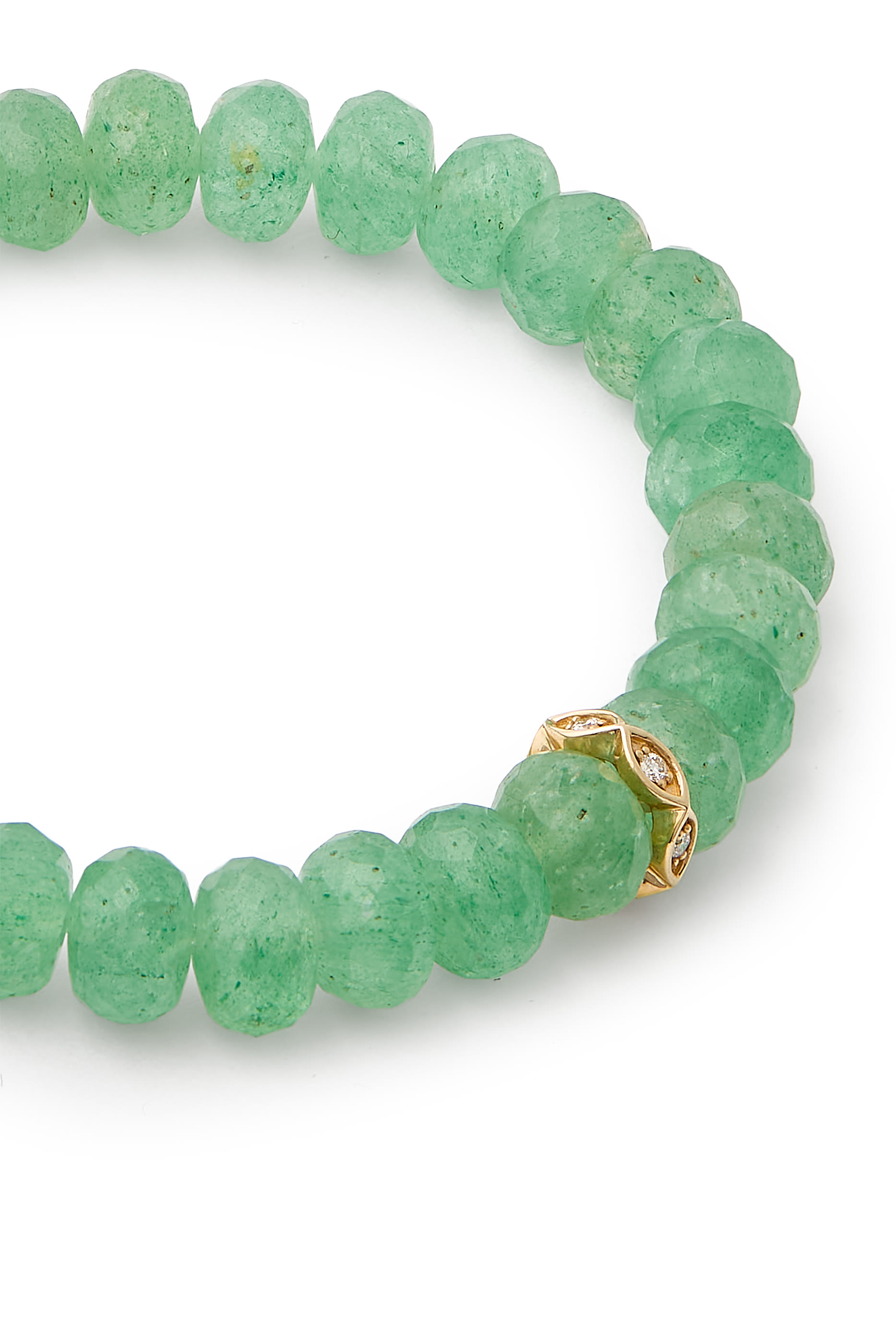 سوار إترنتي مرصع بخرز ماركيز رونديل وماس، ذهب اصفر عيار 14