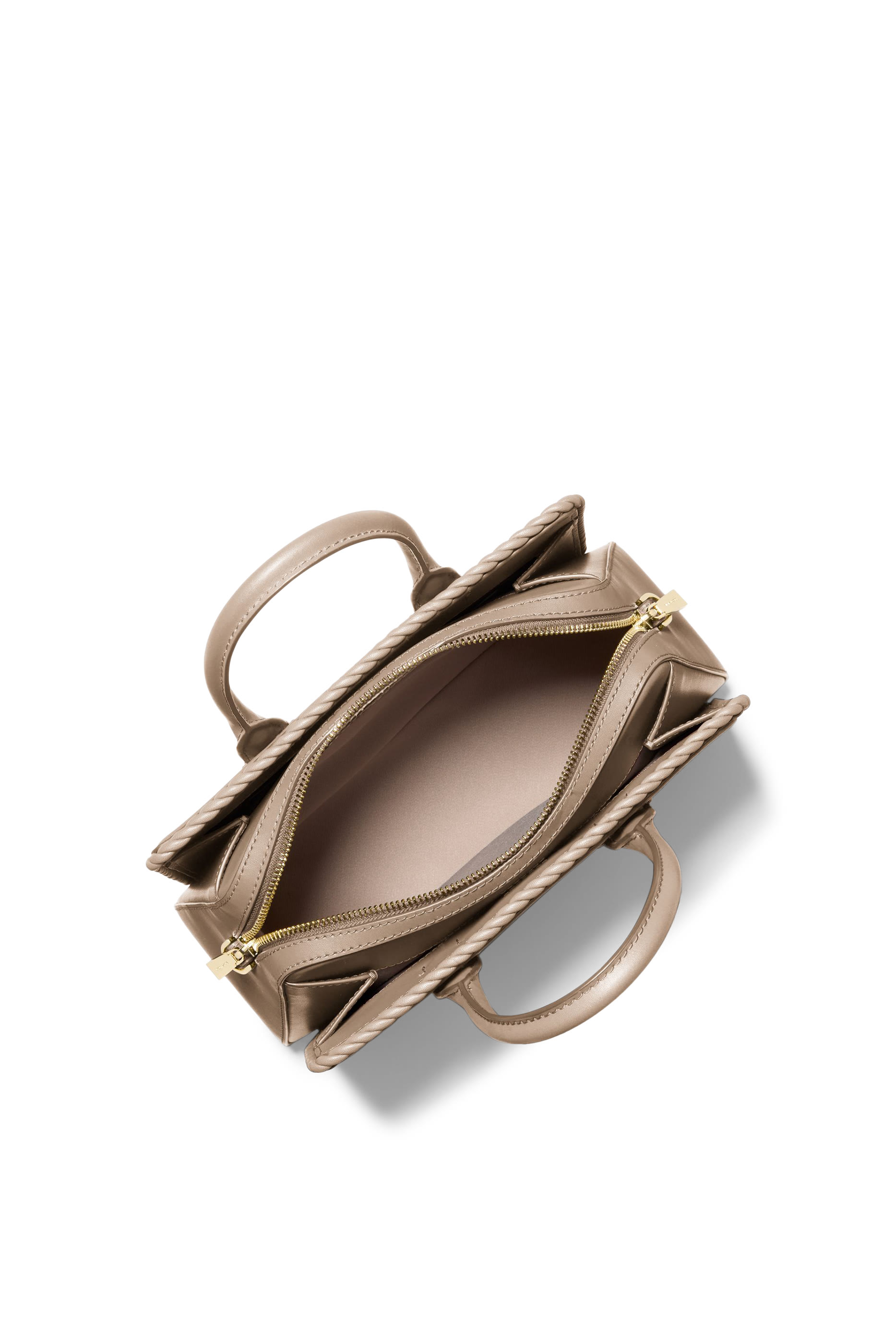 Laila Small Pebbled Leather Satchel