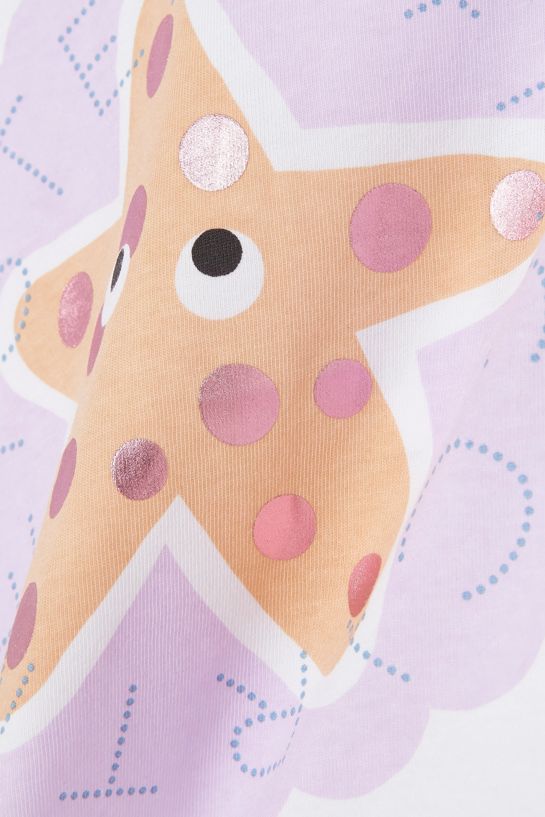 تيشيرت بطبعة نجمة البحر غرافيكية للأطفال