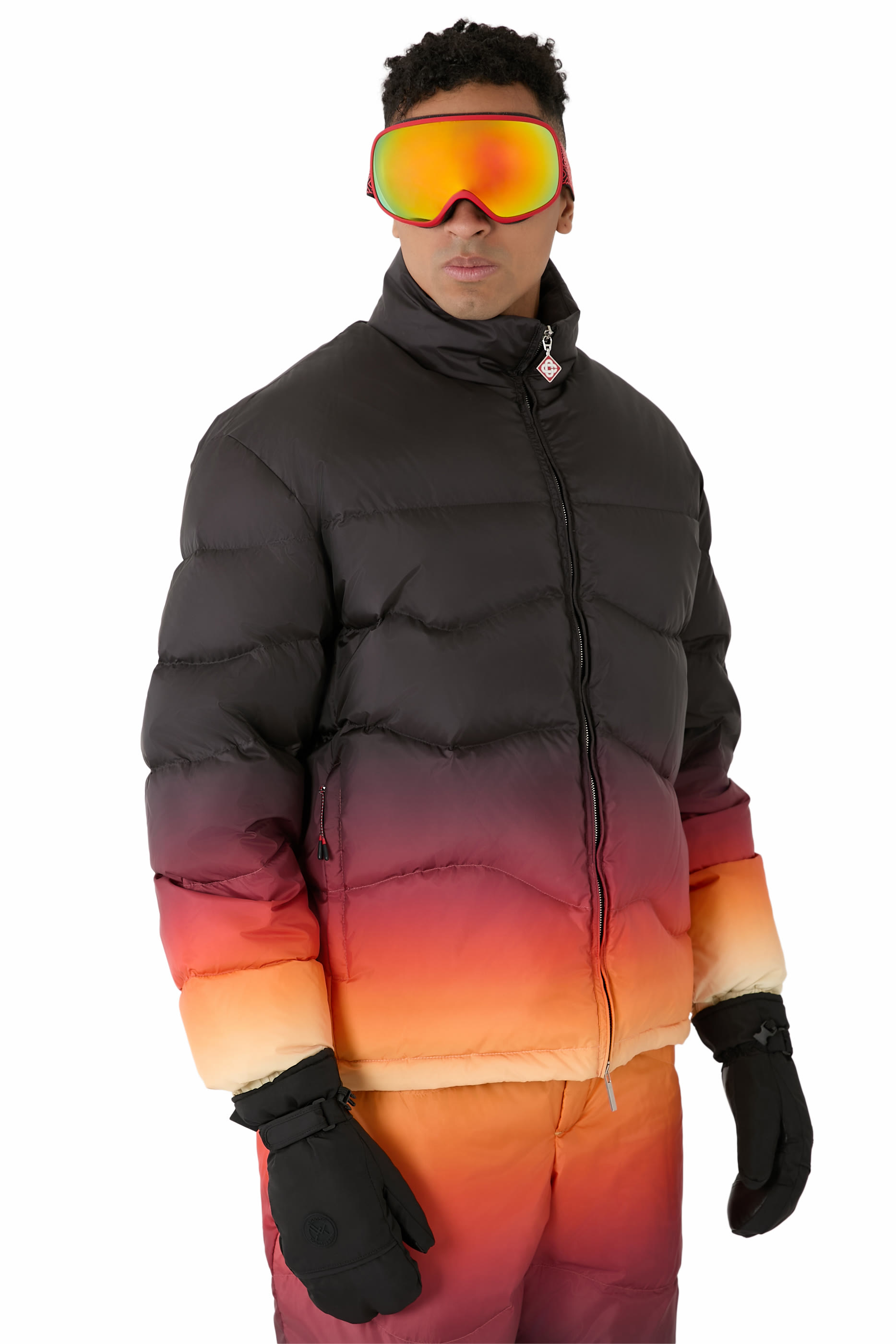 نظارة بلون متدرج للتزلج