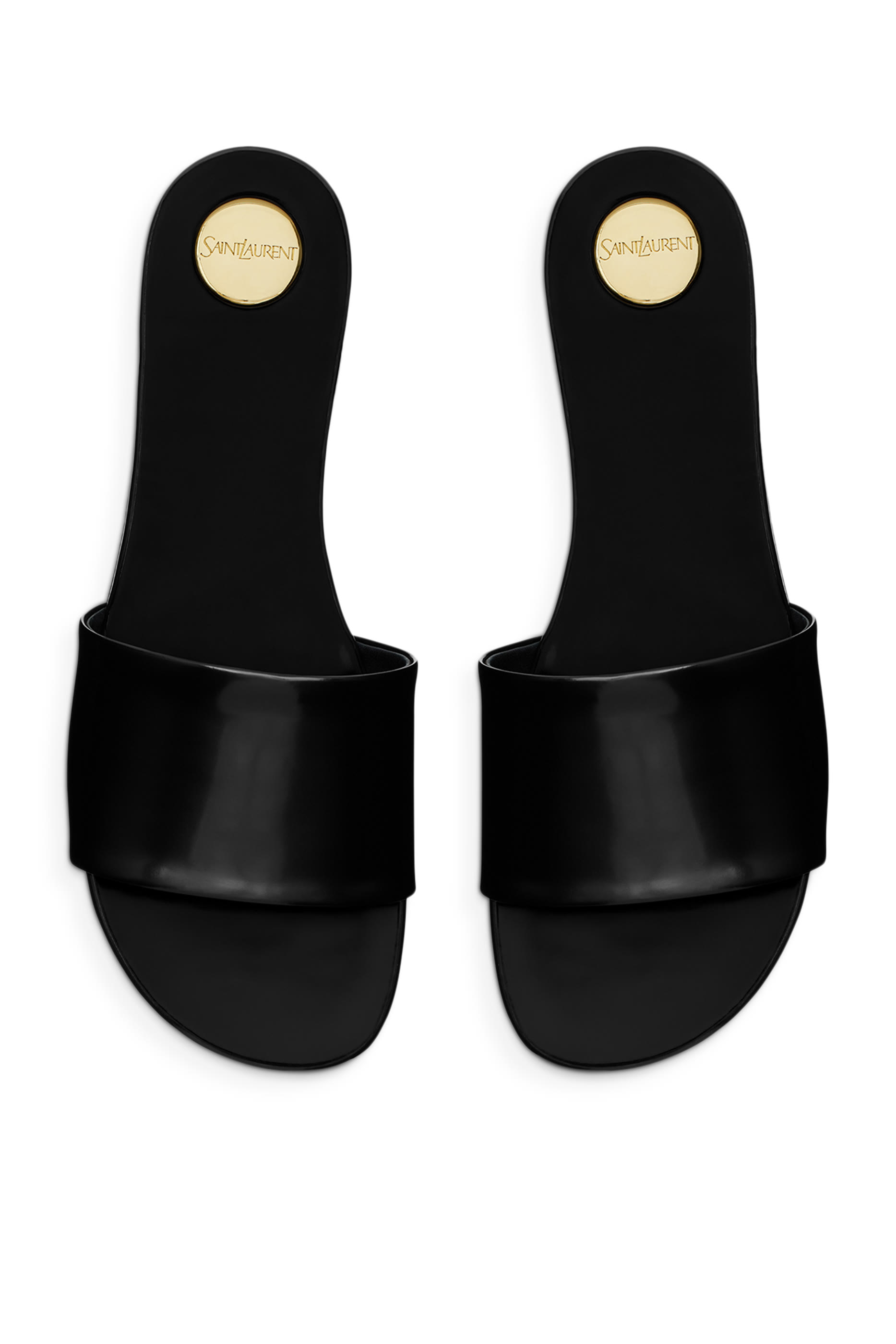 حذاء مفتوح كارليل بنعل مسطح جلد