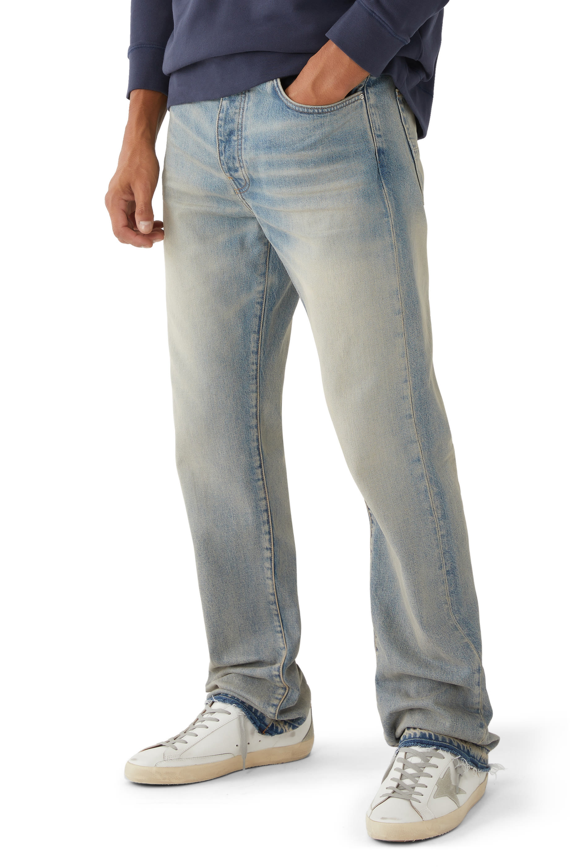 سنيكرز سوبر ستار مع رقعة النجمة جلد شمواه وشريط أعلى الكعب