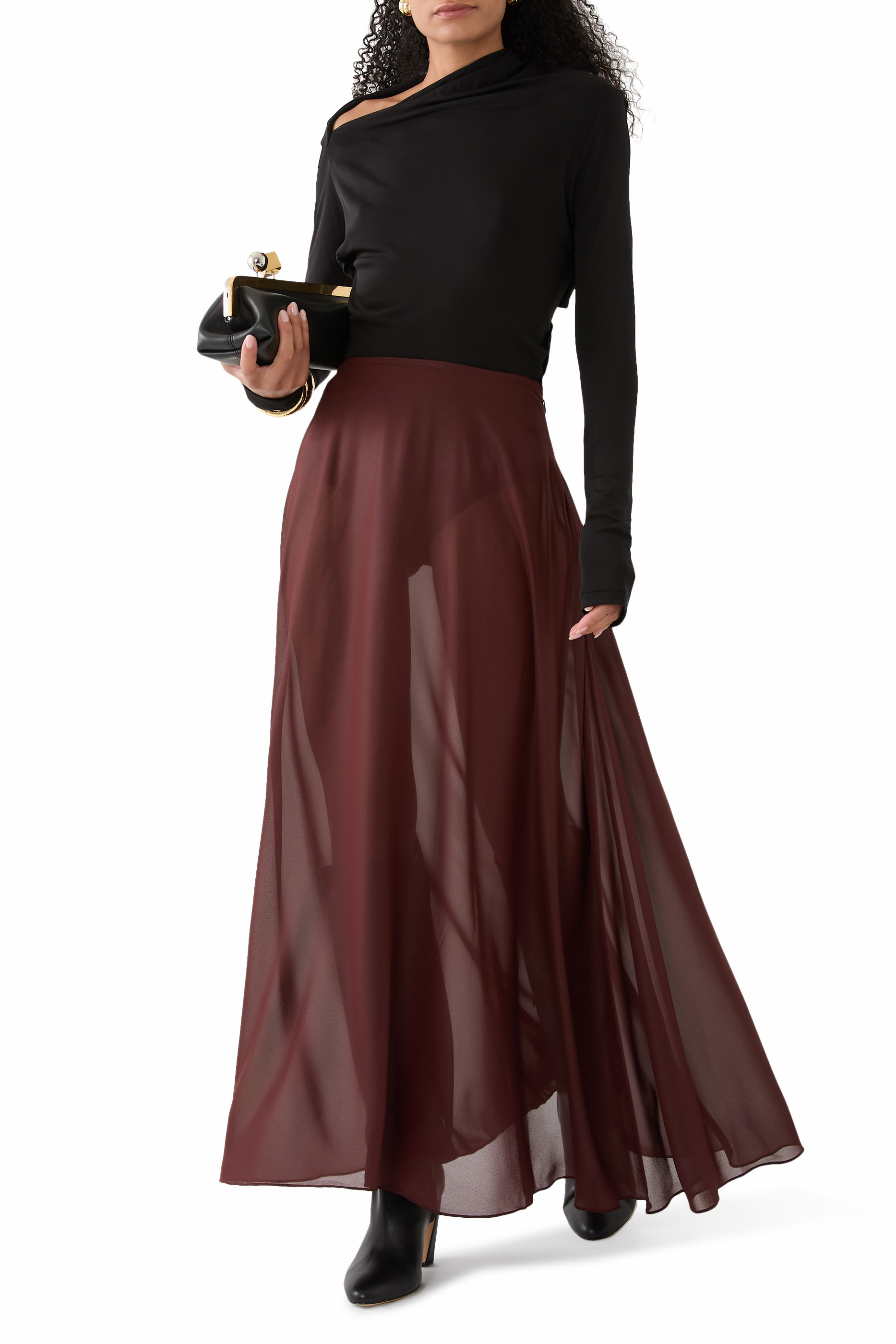 بلوزة ماي بأكمام طويلة