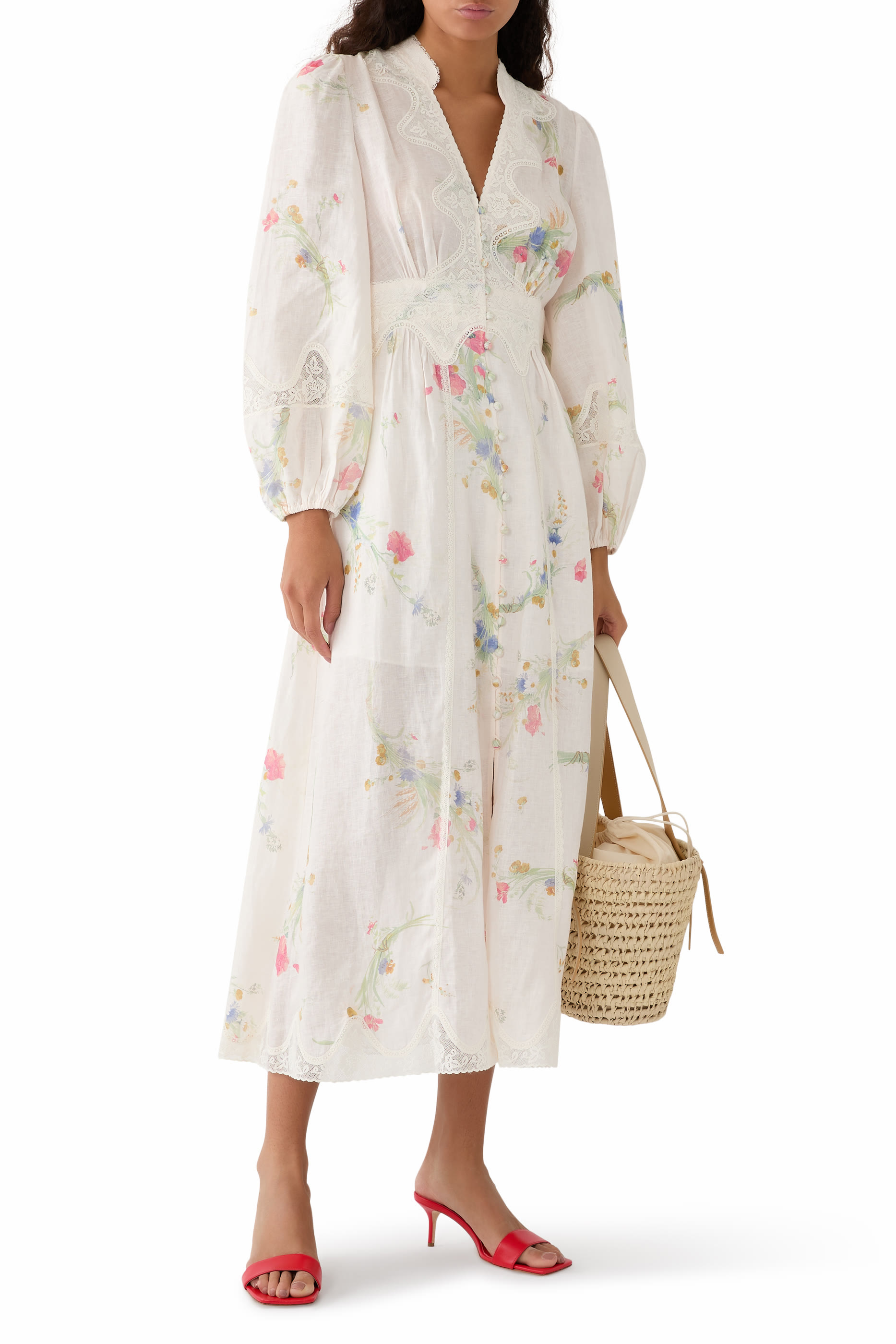 حذاء إلفي 55 مفتوح من الخلف جلد