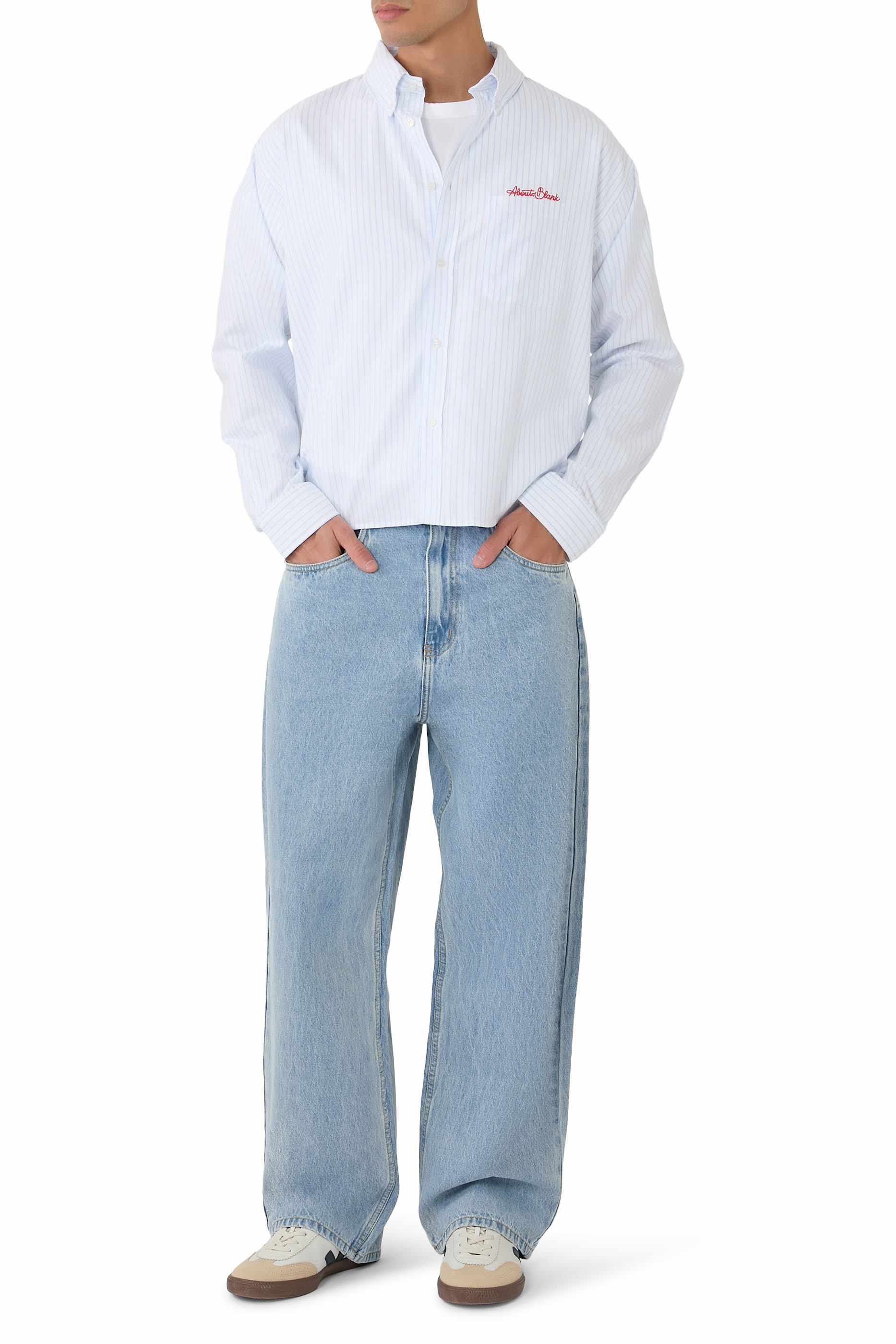 قميص أكسفورد بشعار الماركة