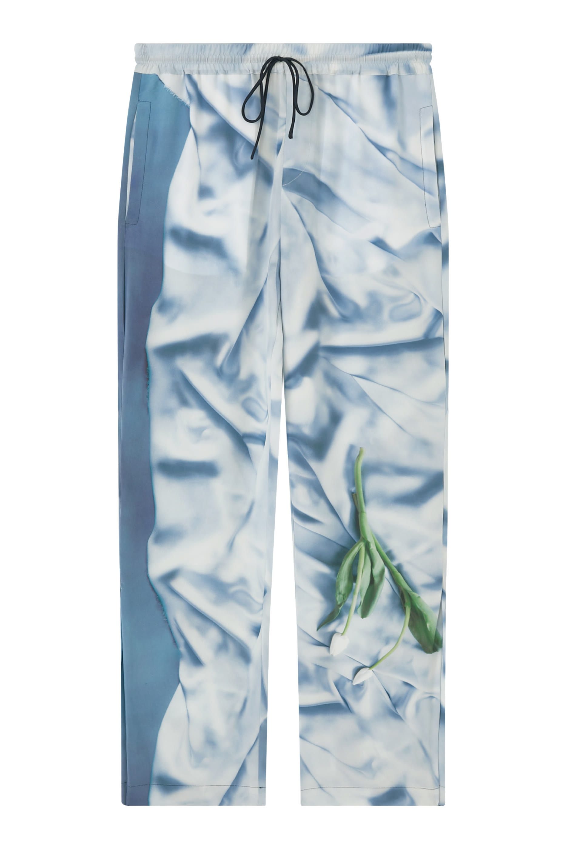 بنطال بيجامة بتفاصيل طيات