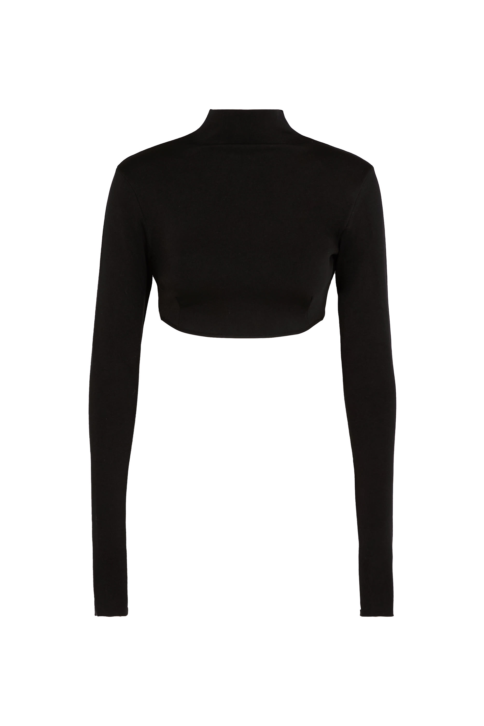 بلوزة قصيرة منسوجة