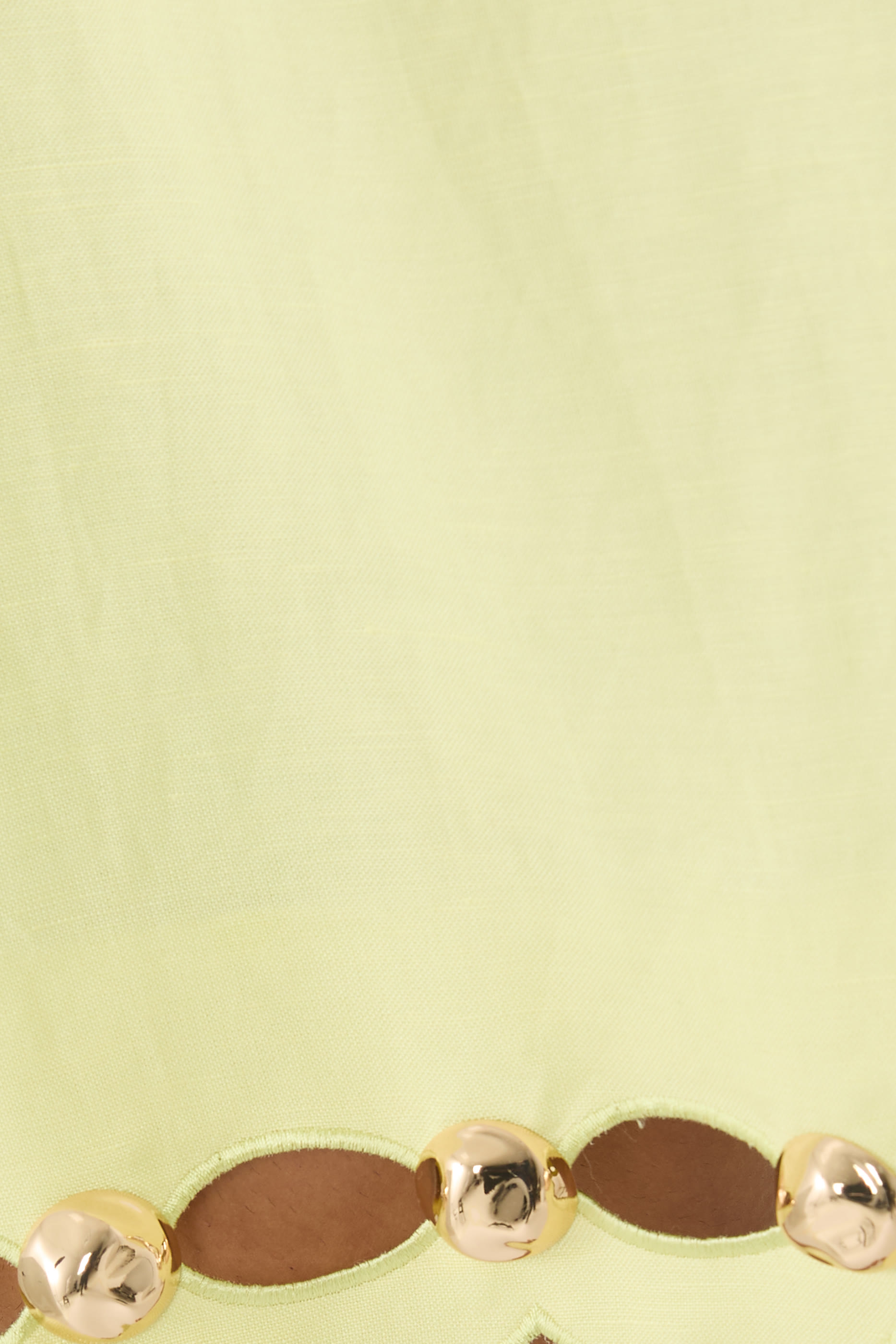  فستان ليندلي مرصع بأحجار كتان