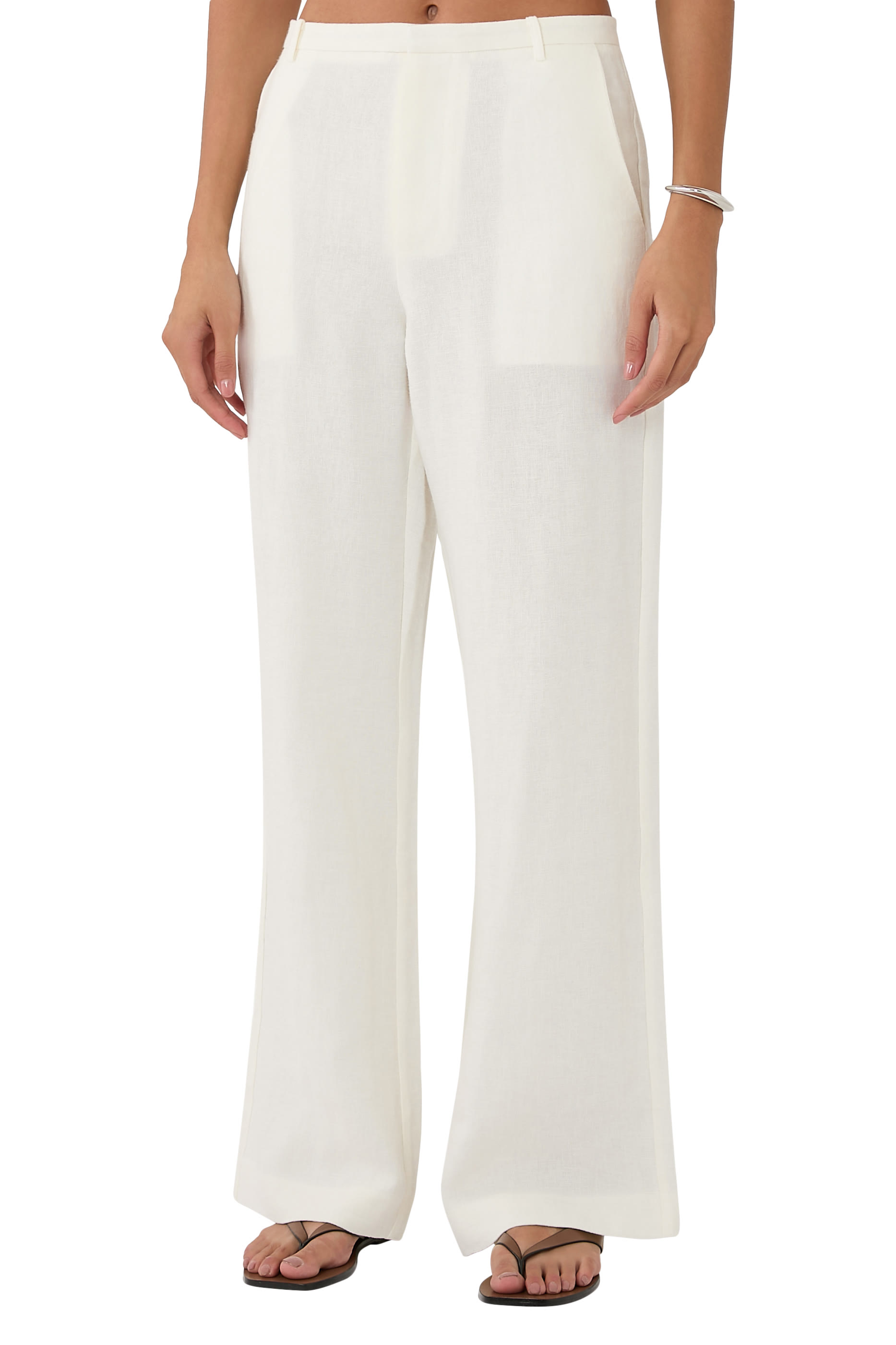 بنطال كارتر بحزام خصر رفيع