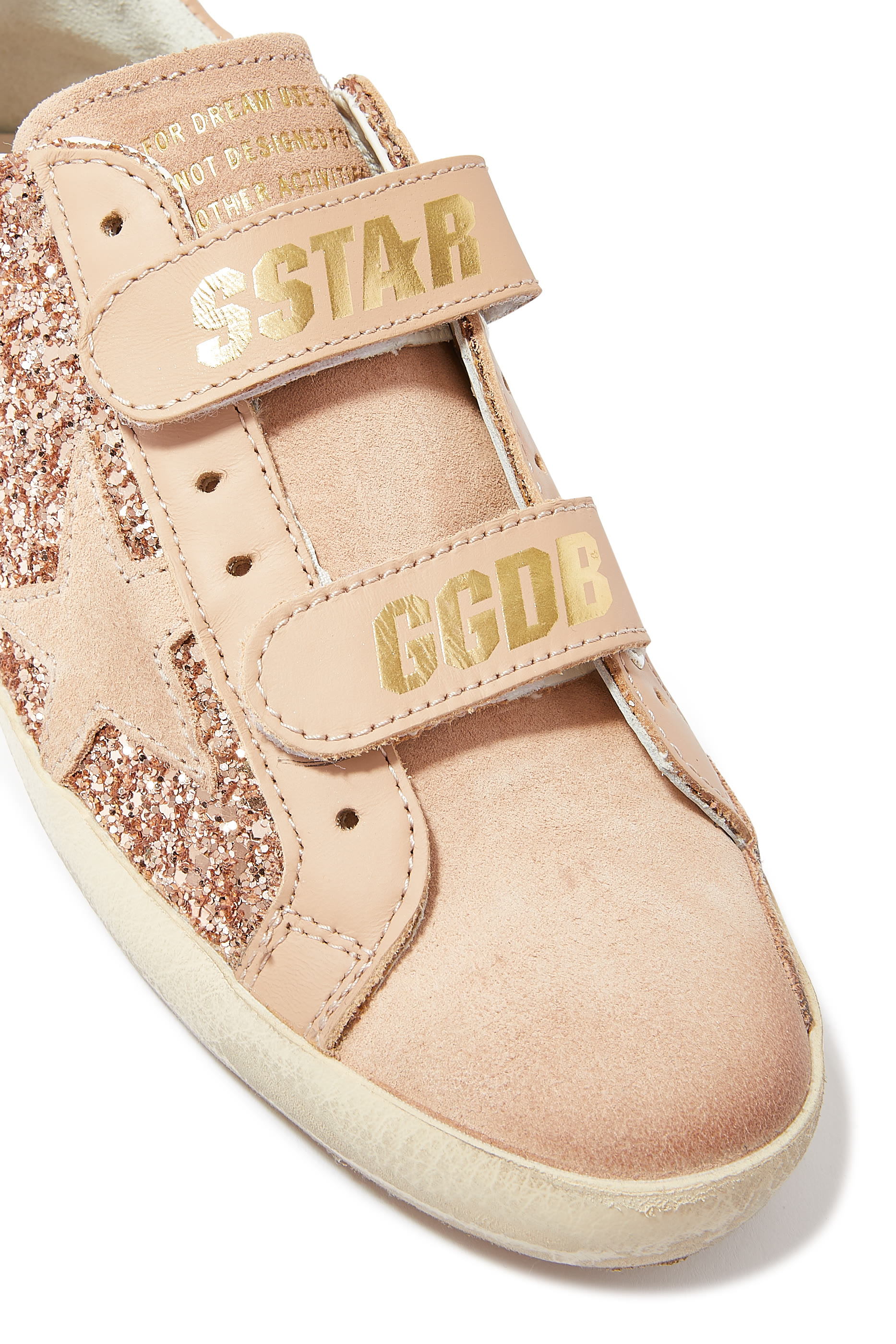 Kids Old School Junior Glitter Sneakers