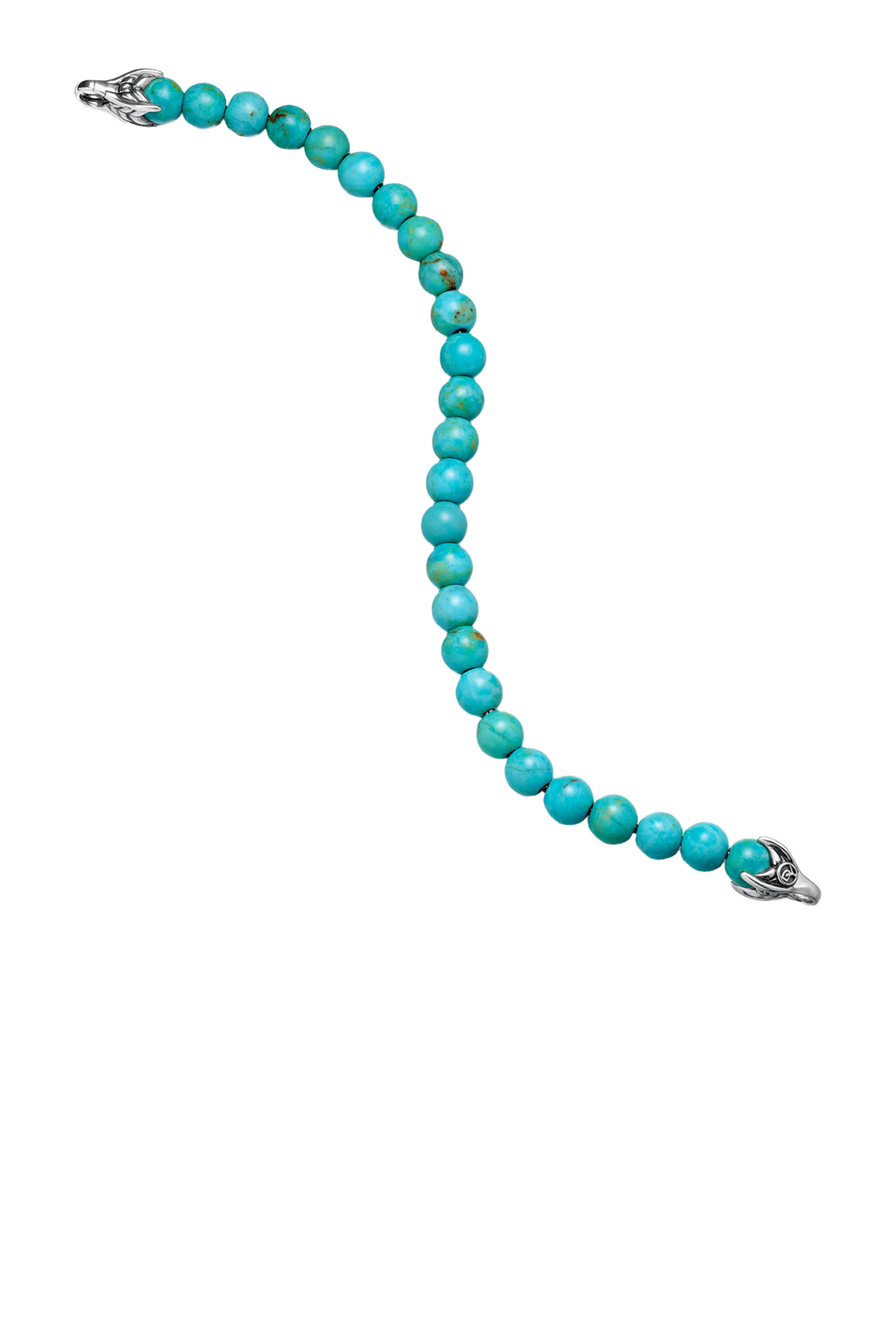 سوار خرز بتصميم مسبحة، فضة إسترلينية