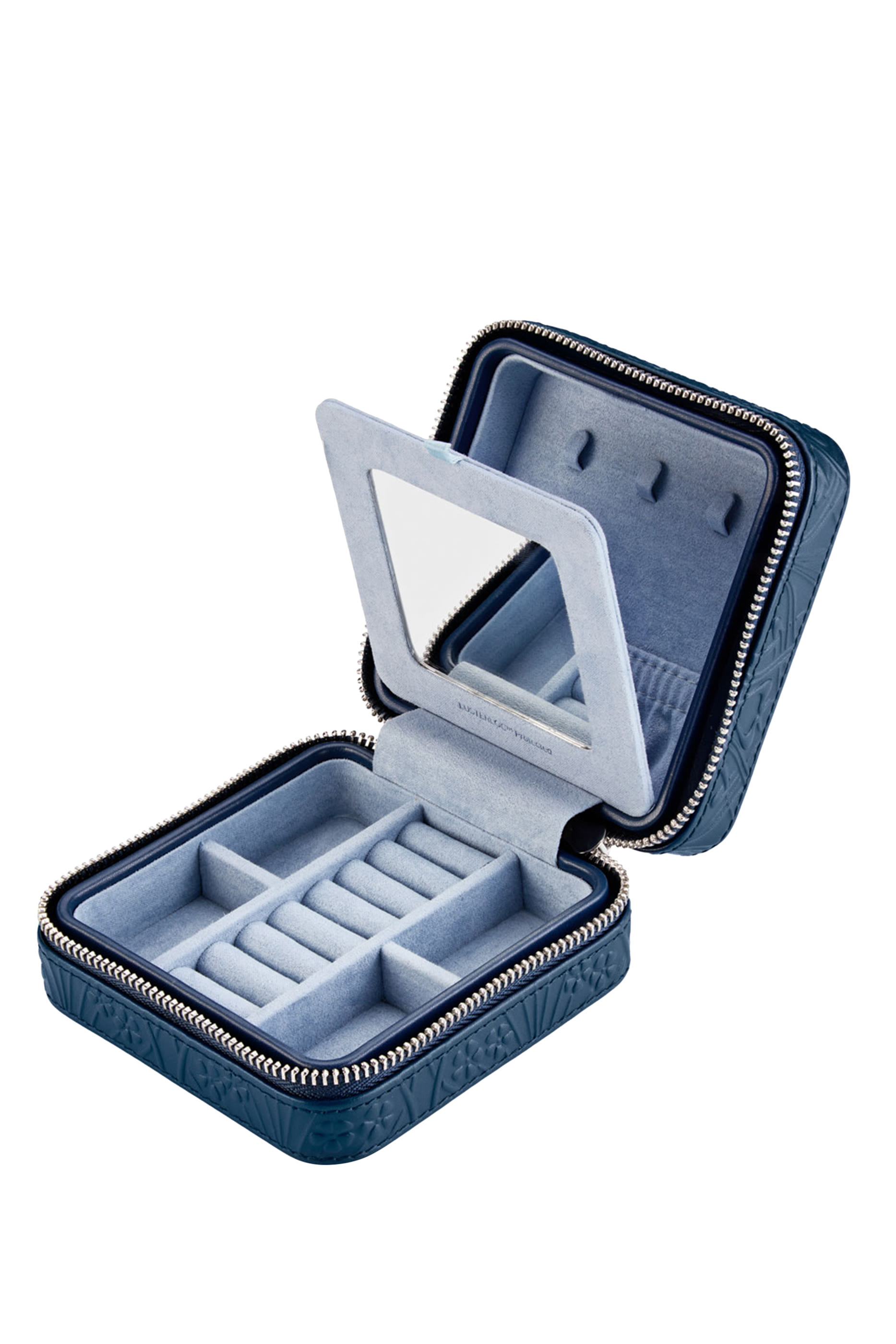 حافظة مجوهرات ليبرتي بسحاب للسفر، مقاس صغير