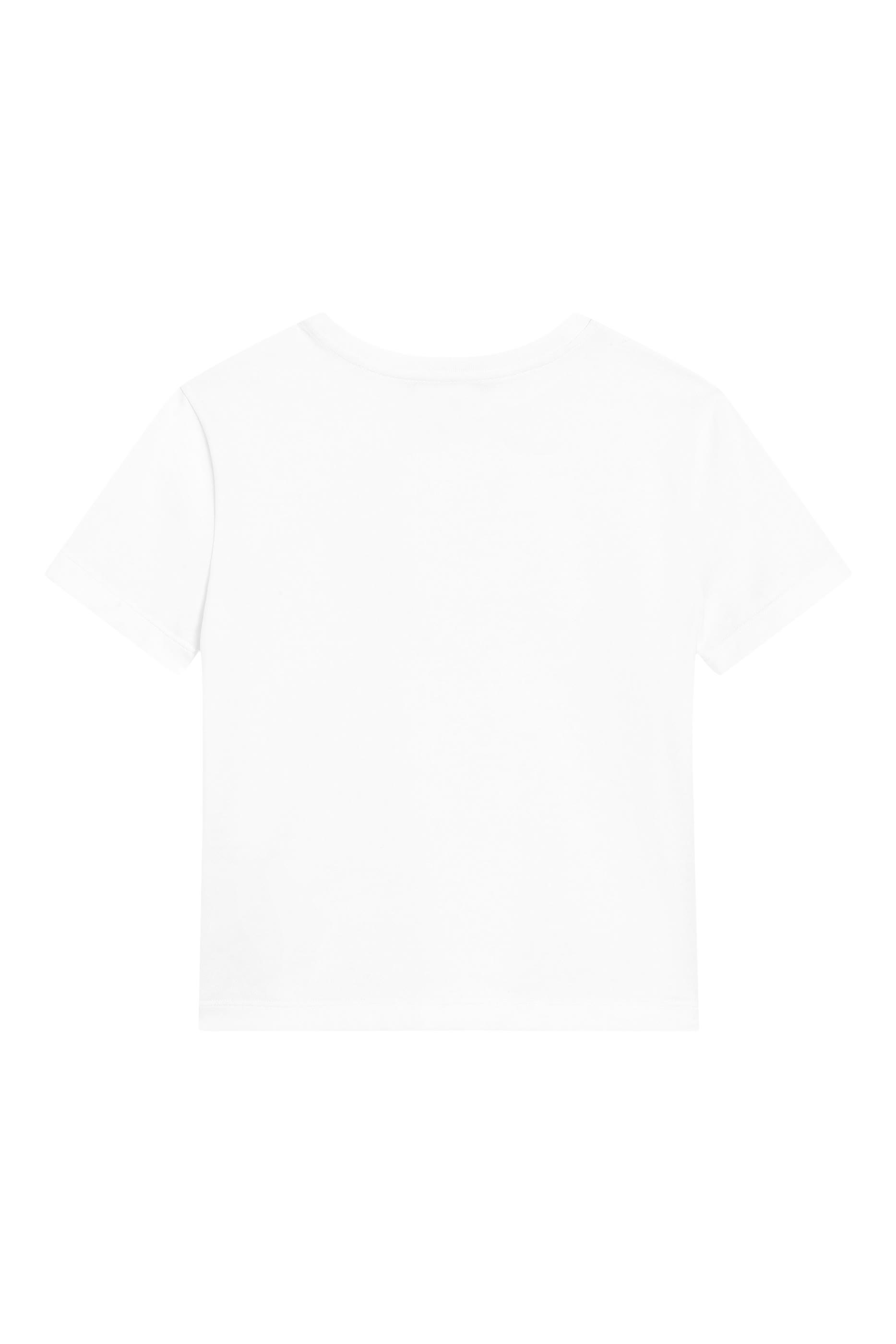 تيشيرت بشعار الماركة المزين بنقشة جلد الفهد جيرسيه للأطفال