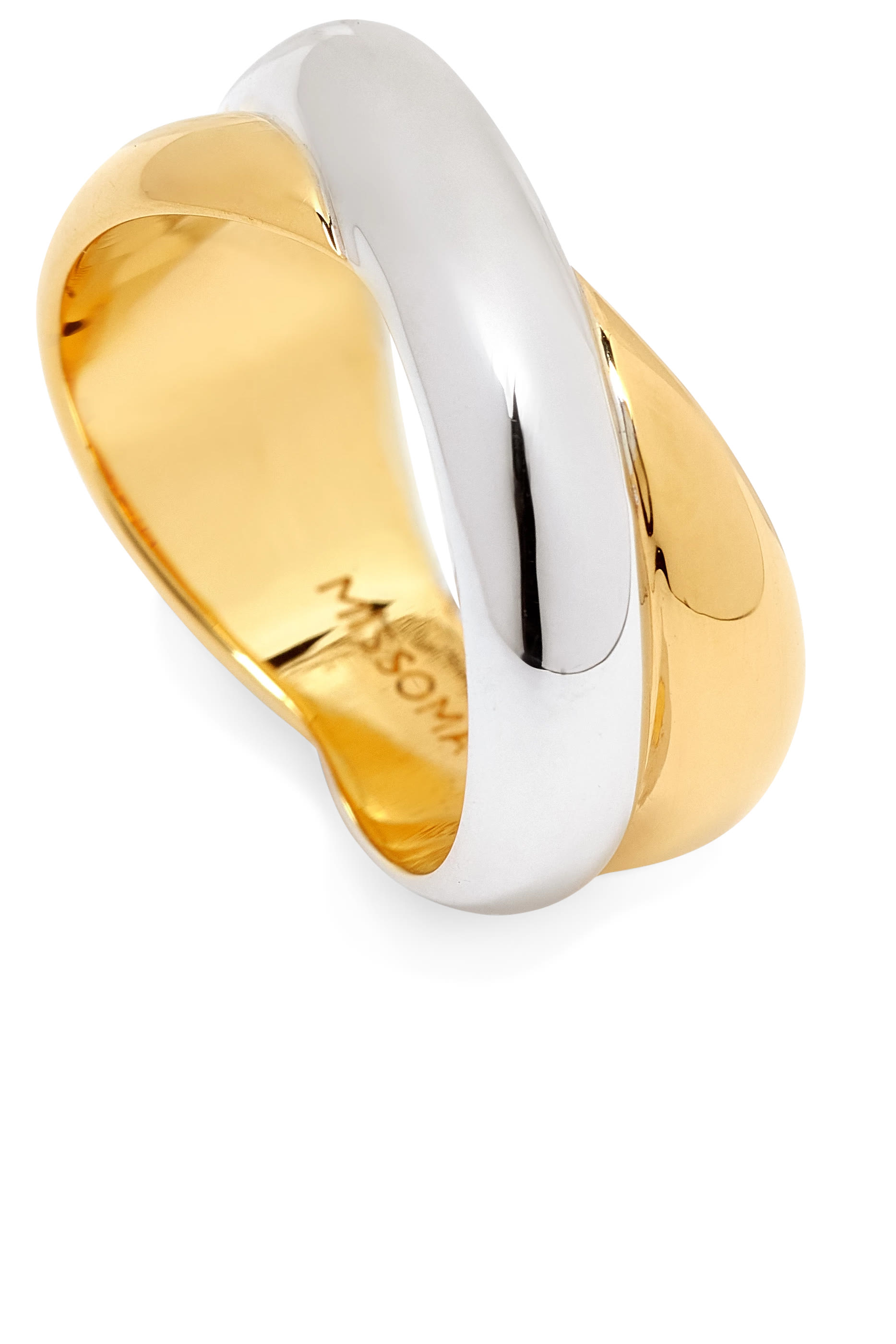 خاتم لوسي ويليامز عريض بتصميم ملفوف