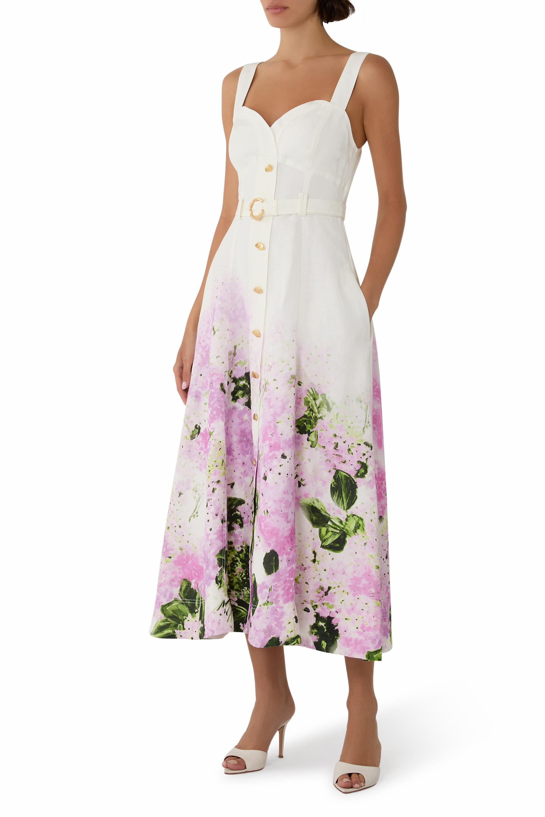 فستان إيرثا متوسط الطول